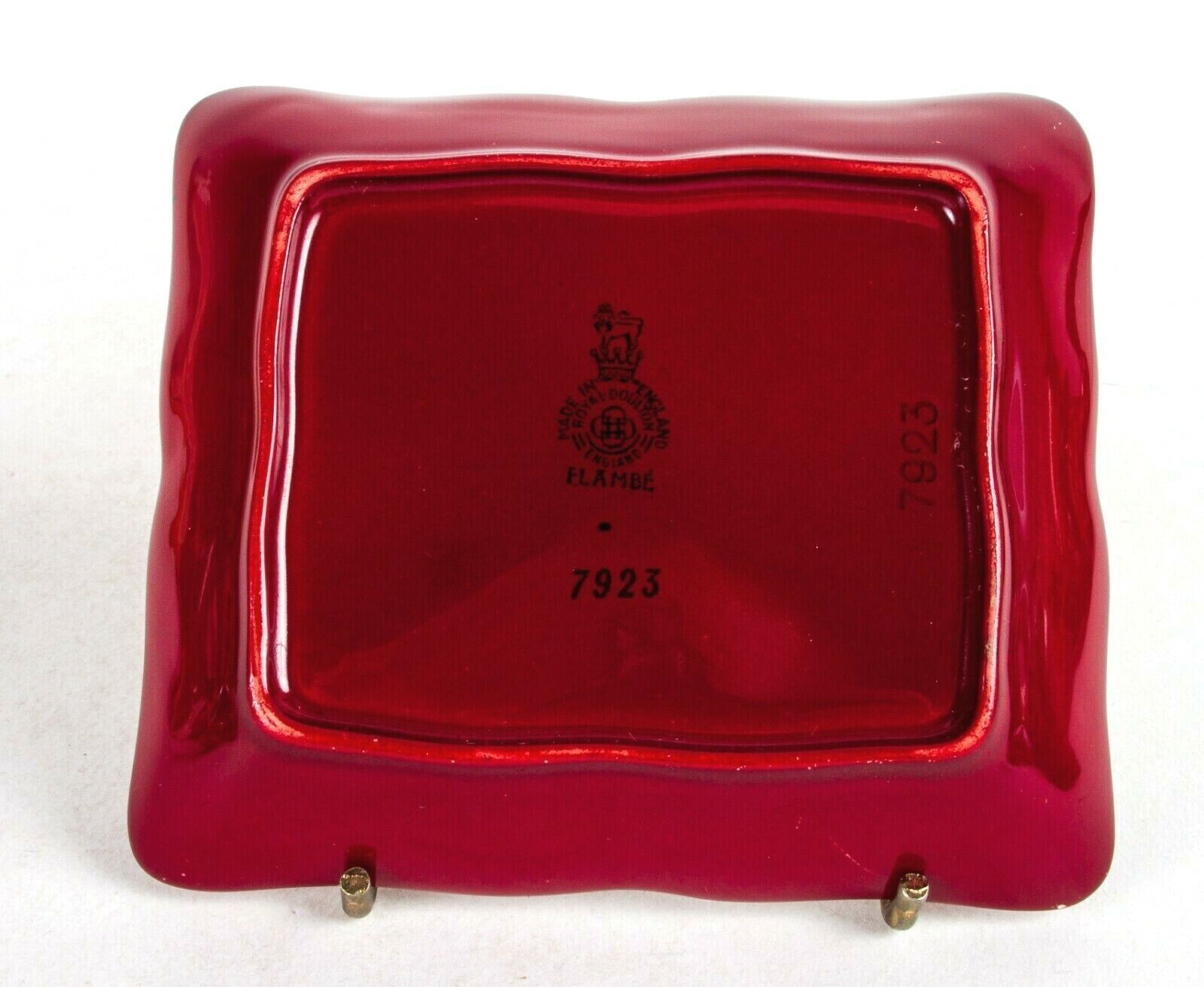 Royal Doulton Flambe Pin Dish Landscape Scene 7923 Charles Noke  Uk Made photo Home Decor