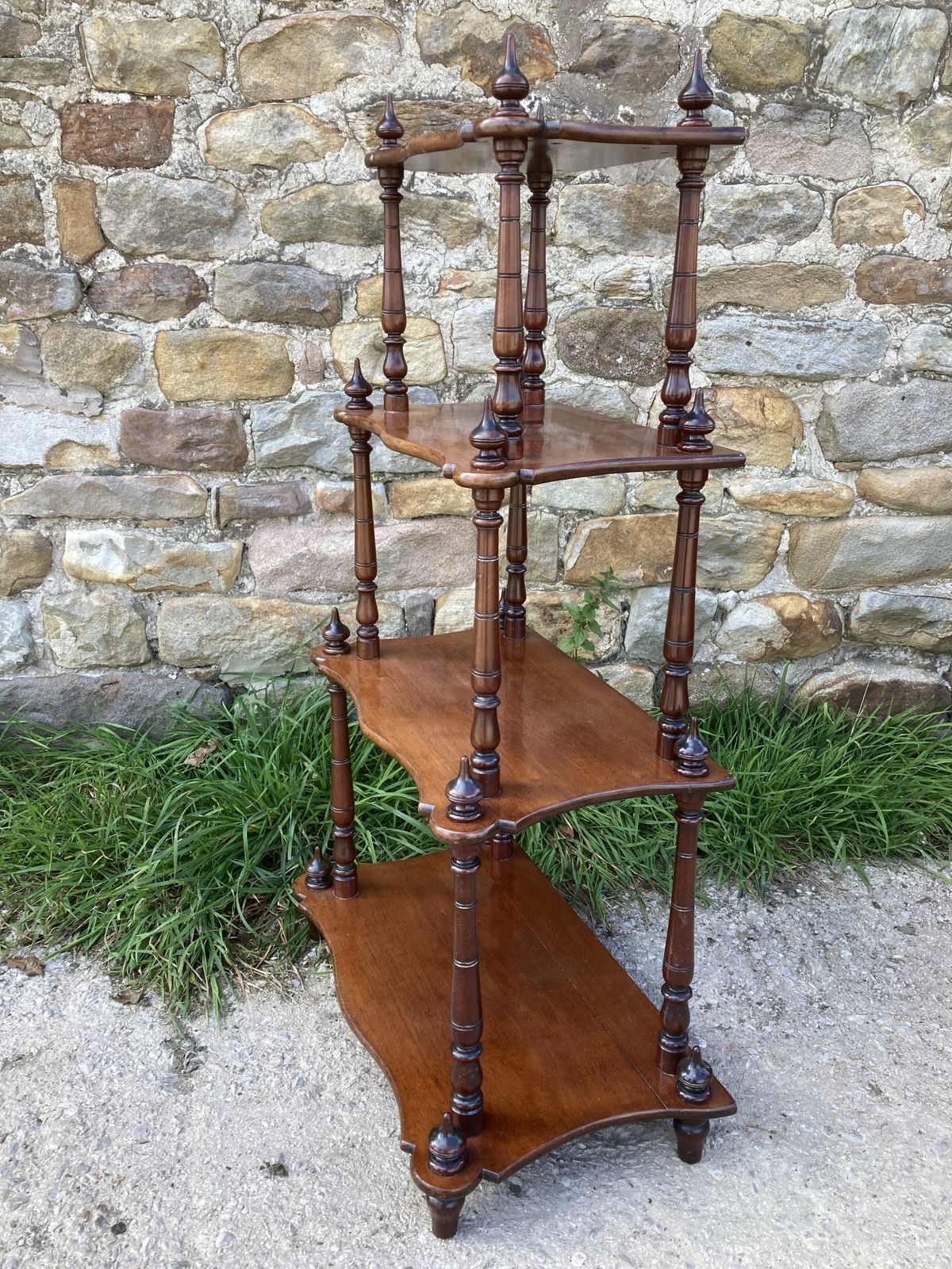 Victorian Walnut Wot Not photo for sale
