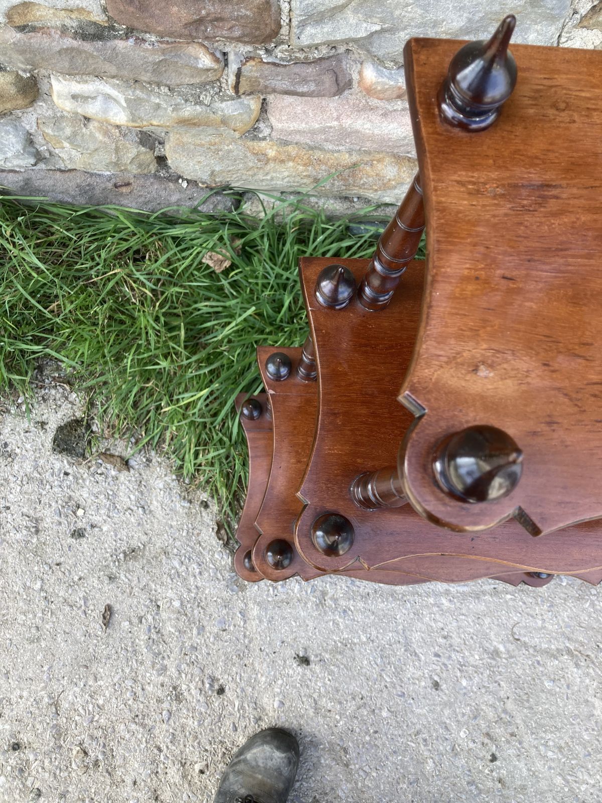 Victorian Walnut Wot Not photo 395.0