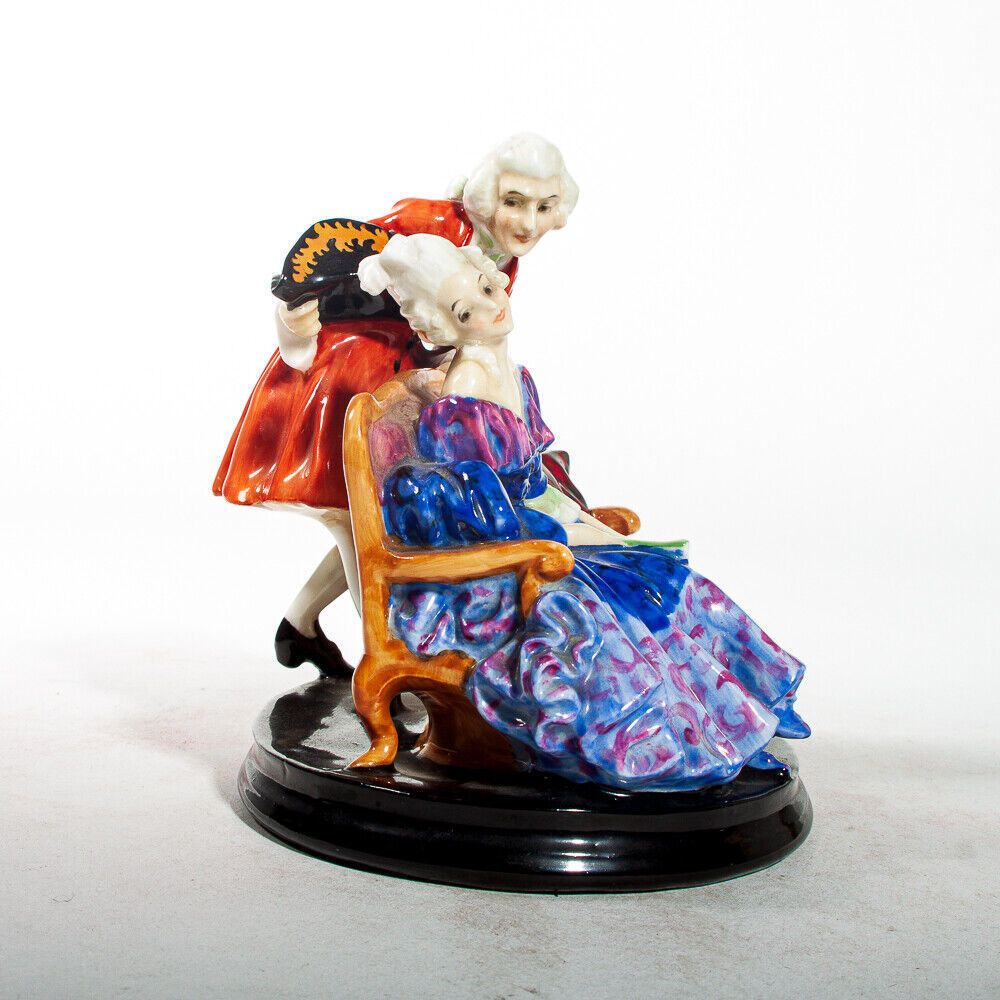 Royal Doulton Figure 'Tete A Tete' Hn799 Leslie Harradine Designed   Uk Made photo Home Decor