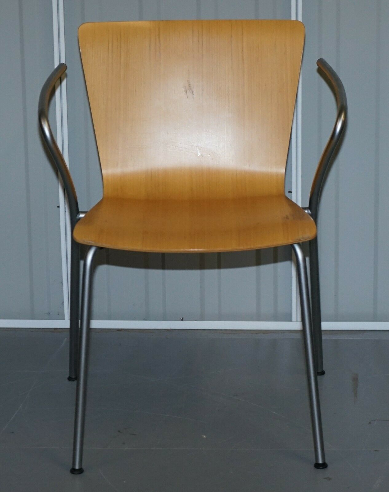 Six Vintage Fritz Hansen Vico Magistretti Duo Bentwood Stacking Armchairs 6 4 2 photo vinterior