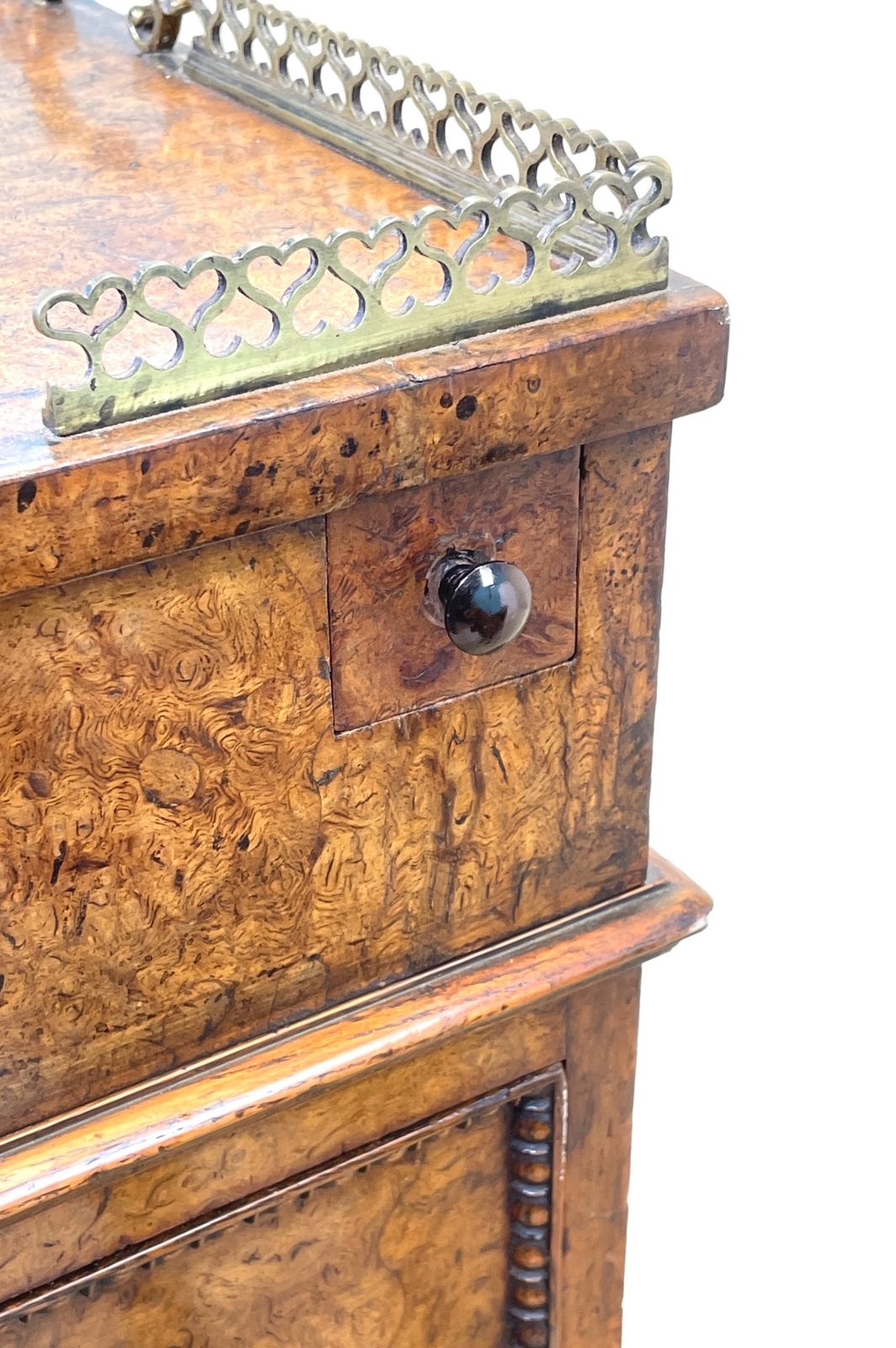 Regency Burr Elm Davenport Desk (England, Circa 1810) photo for sale