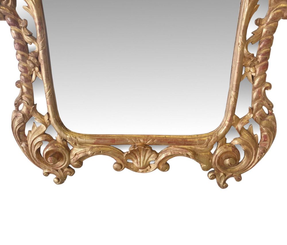 A Rare And Exceptional Large Early 19th Century Giltwood Overmantle Mirror photo 26629.3572