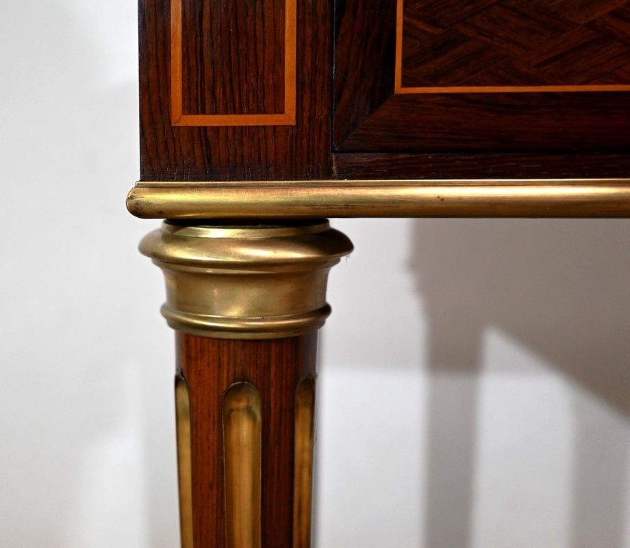 photo vintage Multifunction Middle Table Louis XVI Style Late 19th Century