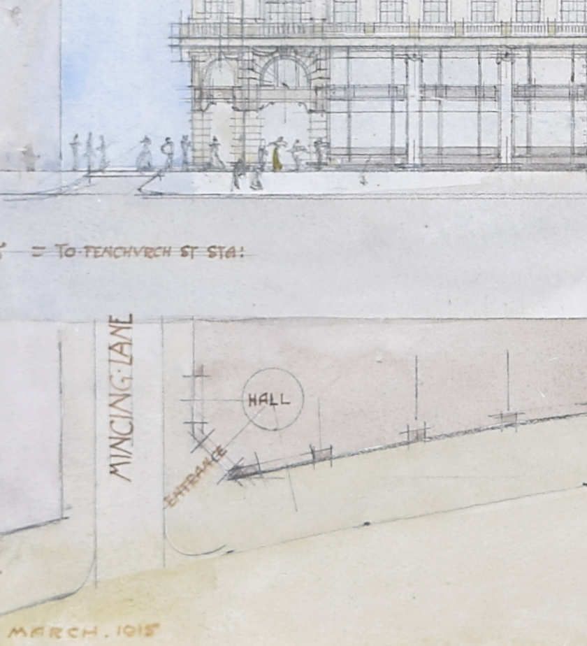 Albert Walter Moore (1874 – 1965) Design For 30 Fenchurch Street (1915) photo Art