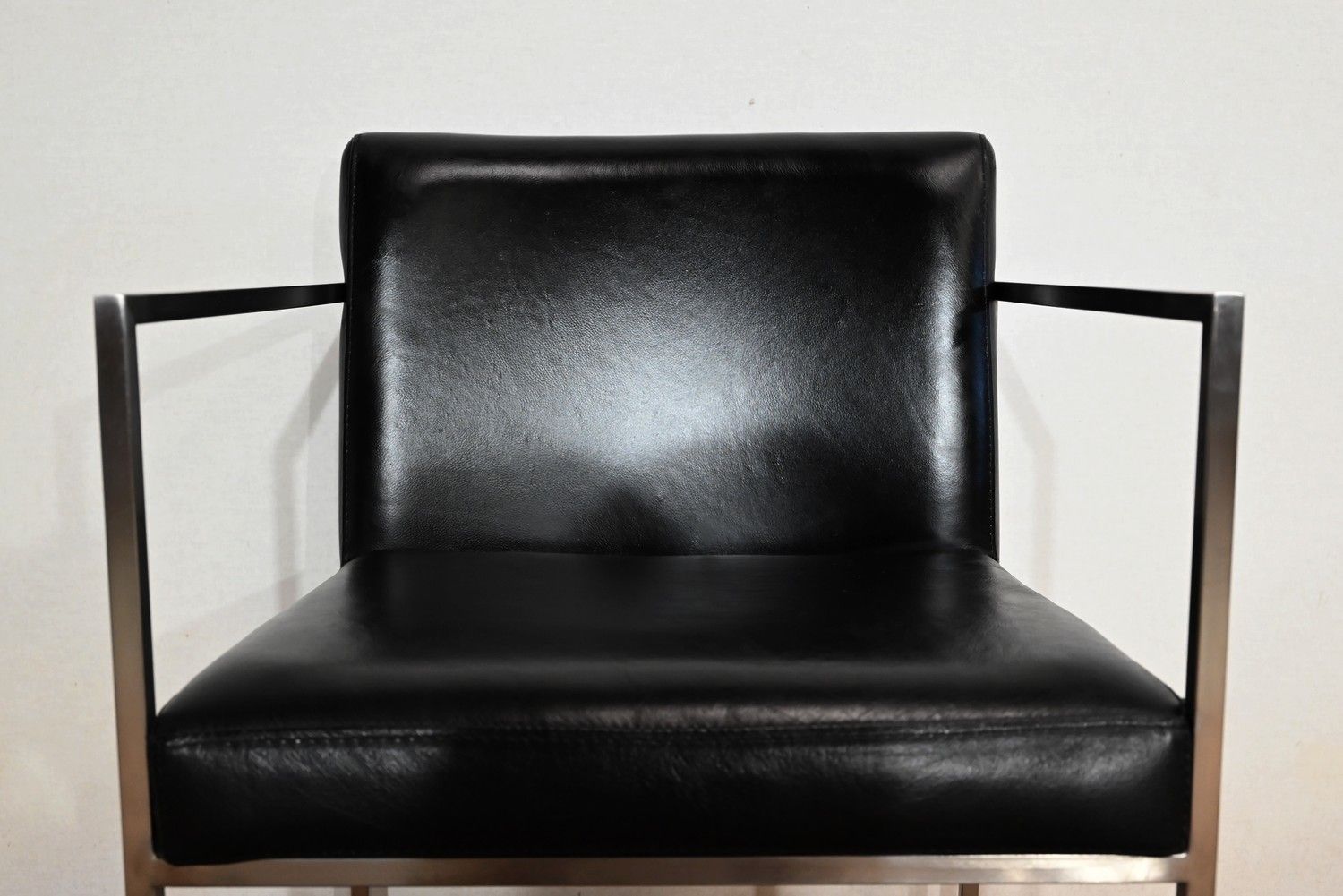 1277.2 Pair Of Square Armchairs, Faux Leather – 1970s photo