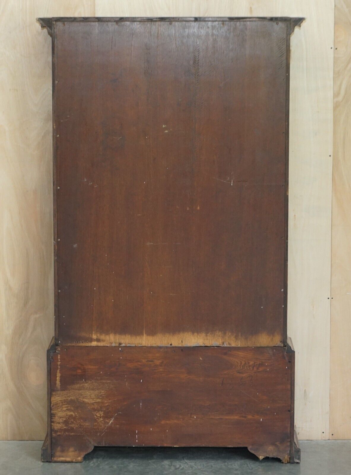 photo furniture Sublime Antique Victorian Burr Walnut Library Bookcase With Gothic Glazed Doors