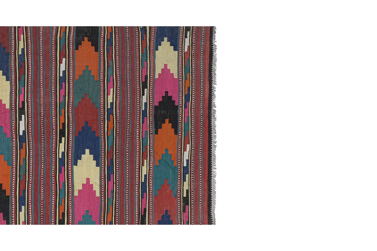 photo furniture Vintage Turkish Handmade Kilim Rug 5'1'' X 11'11''