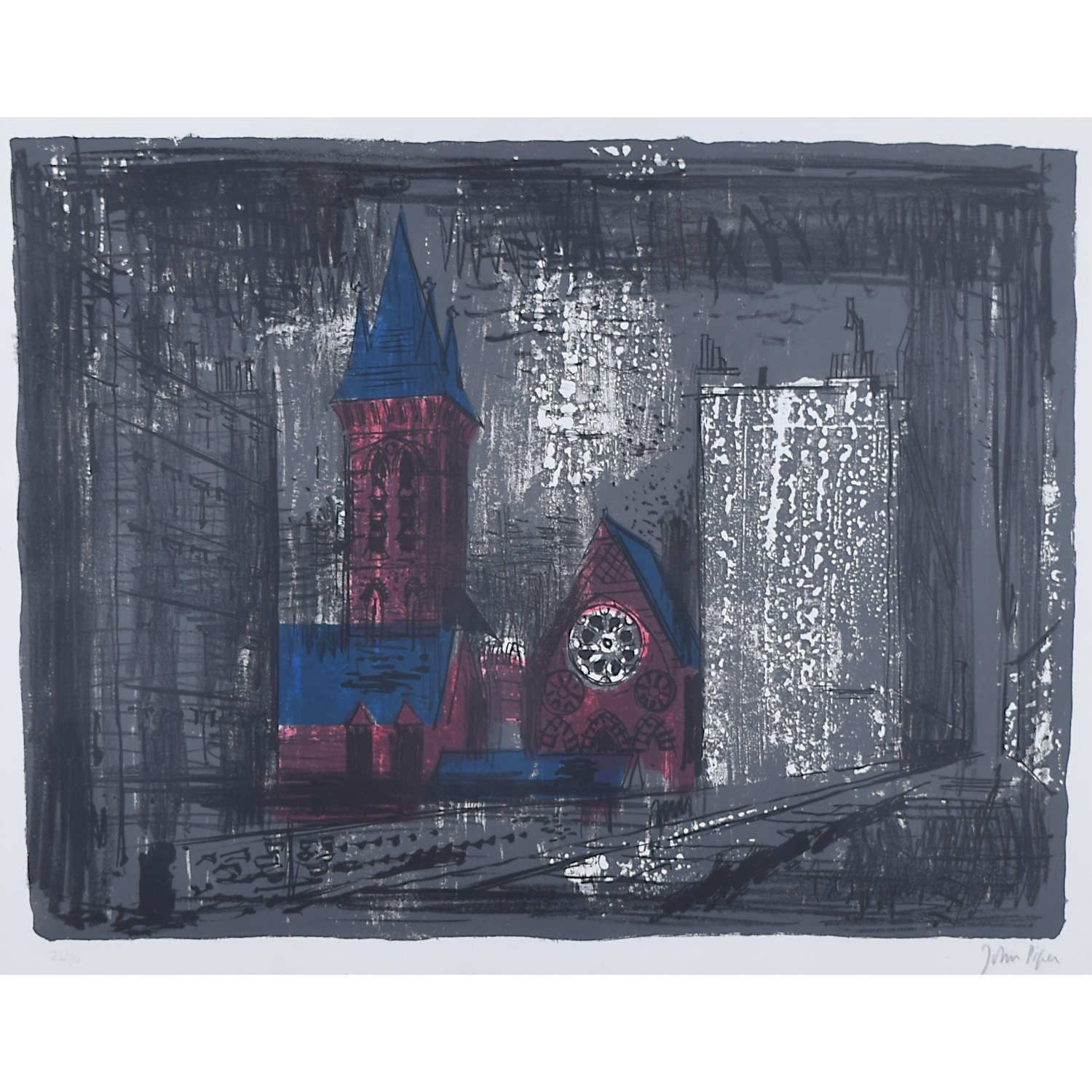 John Piper (1903 1992) St James The Less, Westminster photo Art