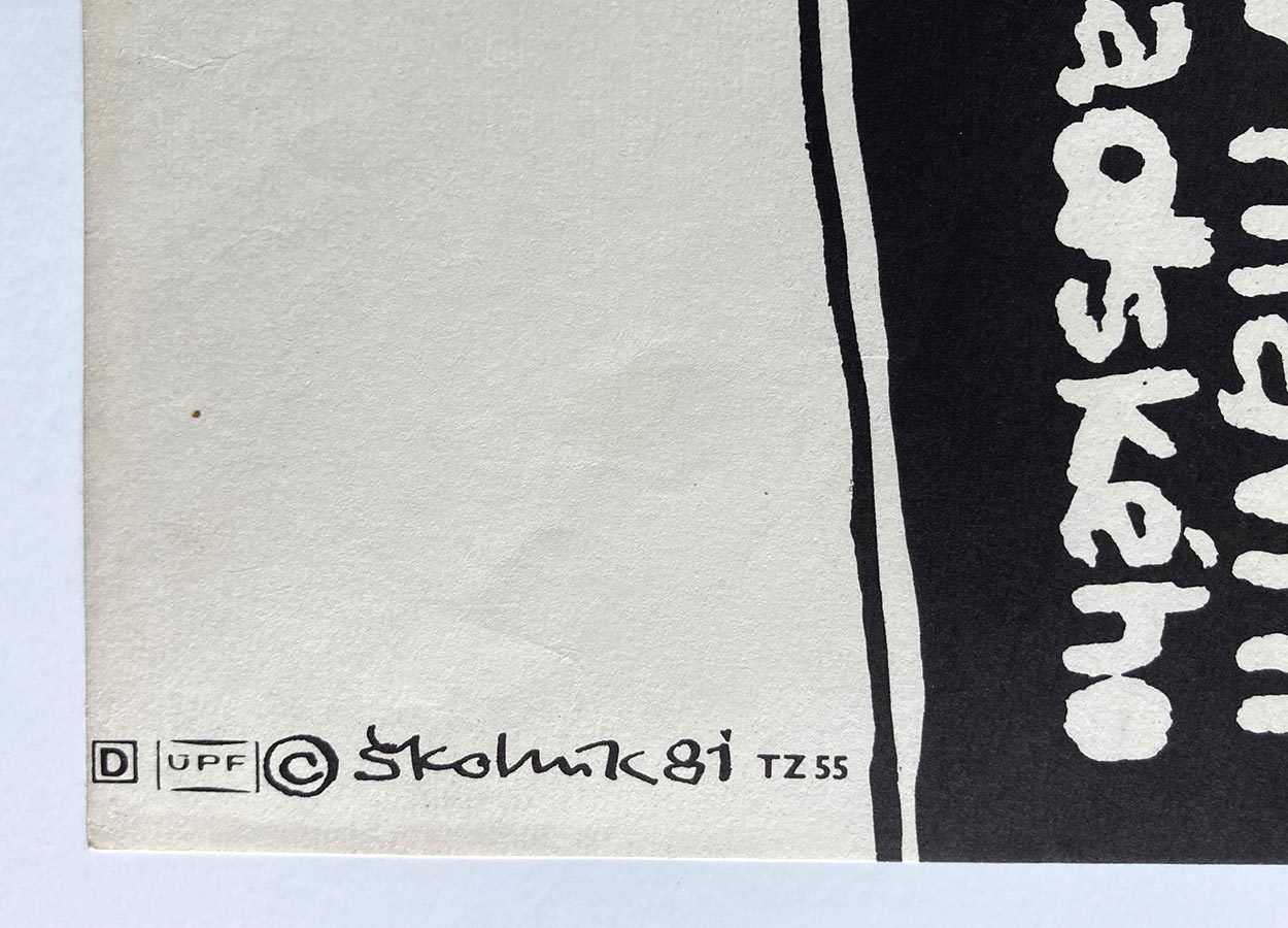 Movie Poster, The Angry Man, Jiří školník, 1981 photo vinterior