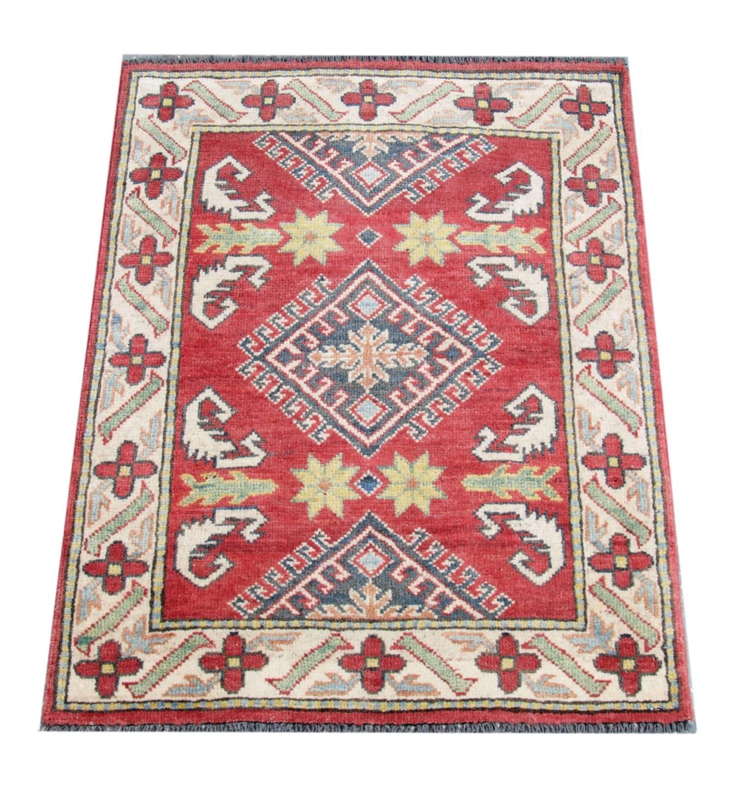 Oriental Rugs Red Afghan Kazak Rugs Hand Made Carpet For Sale photo furniture
