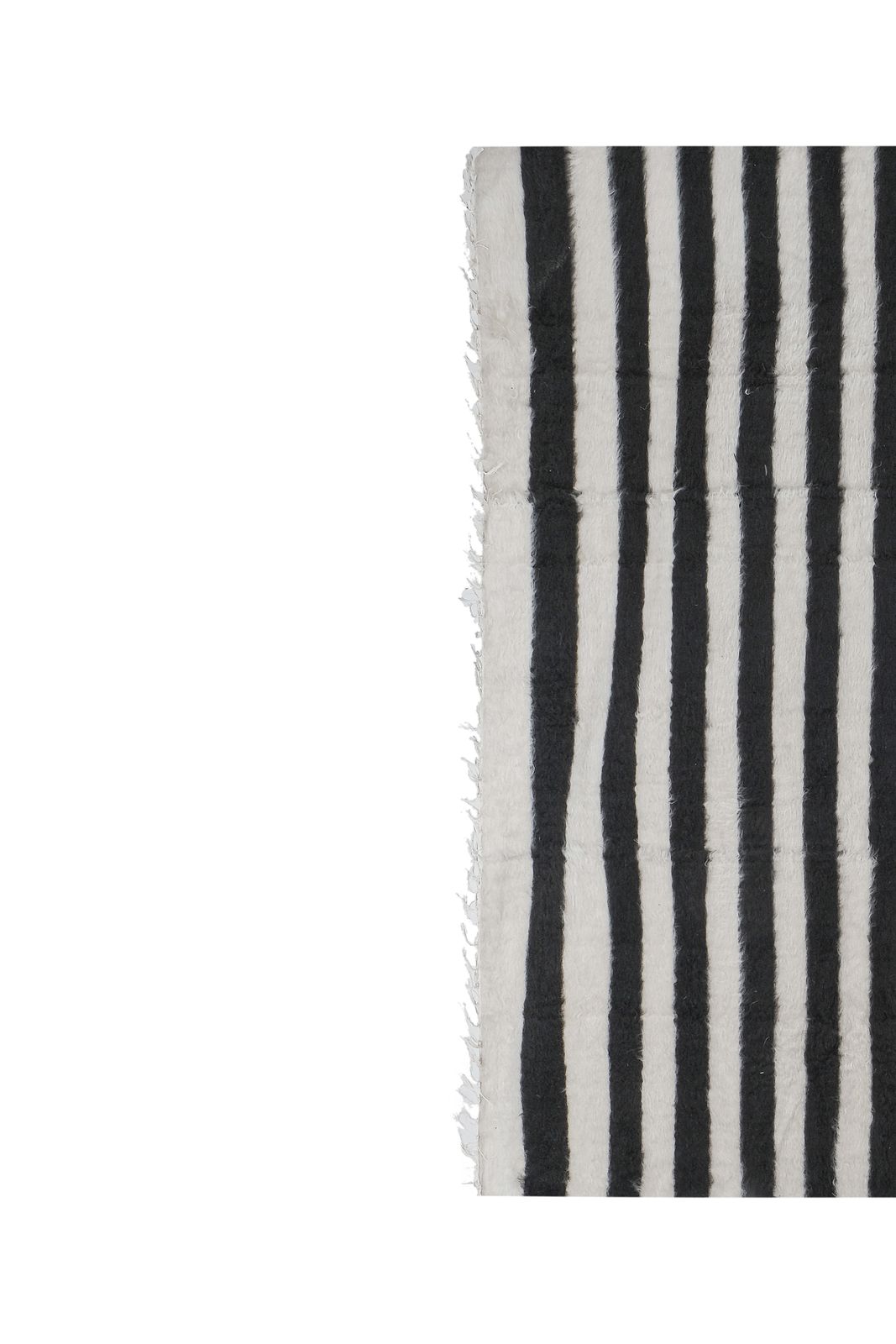 Turkish Striped Mohair Kilim Rug 7'4'' X 7'10'' photo for sale