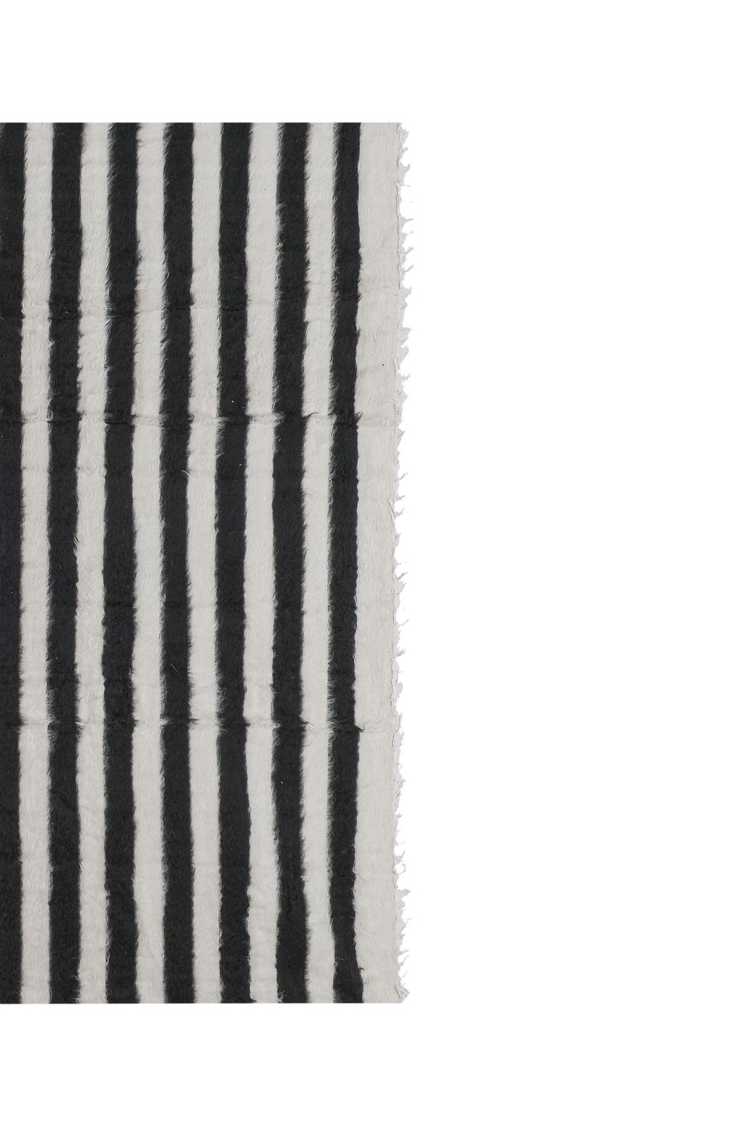 Turkish Striped Mohair Kilim Rug 7'4'' X 7'10'' photo vintage