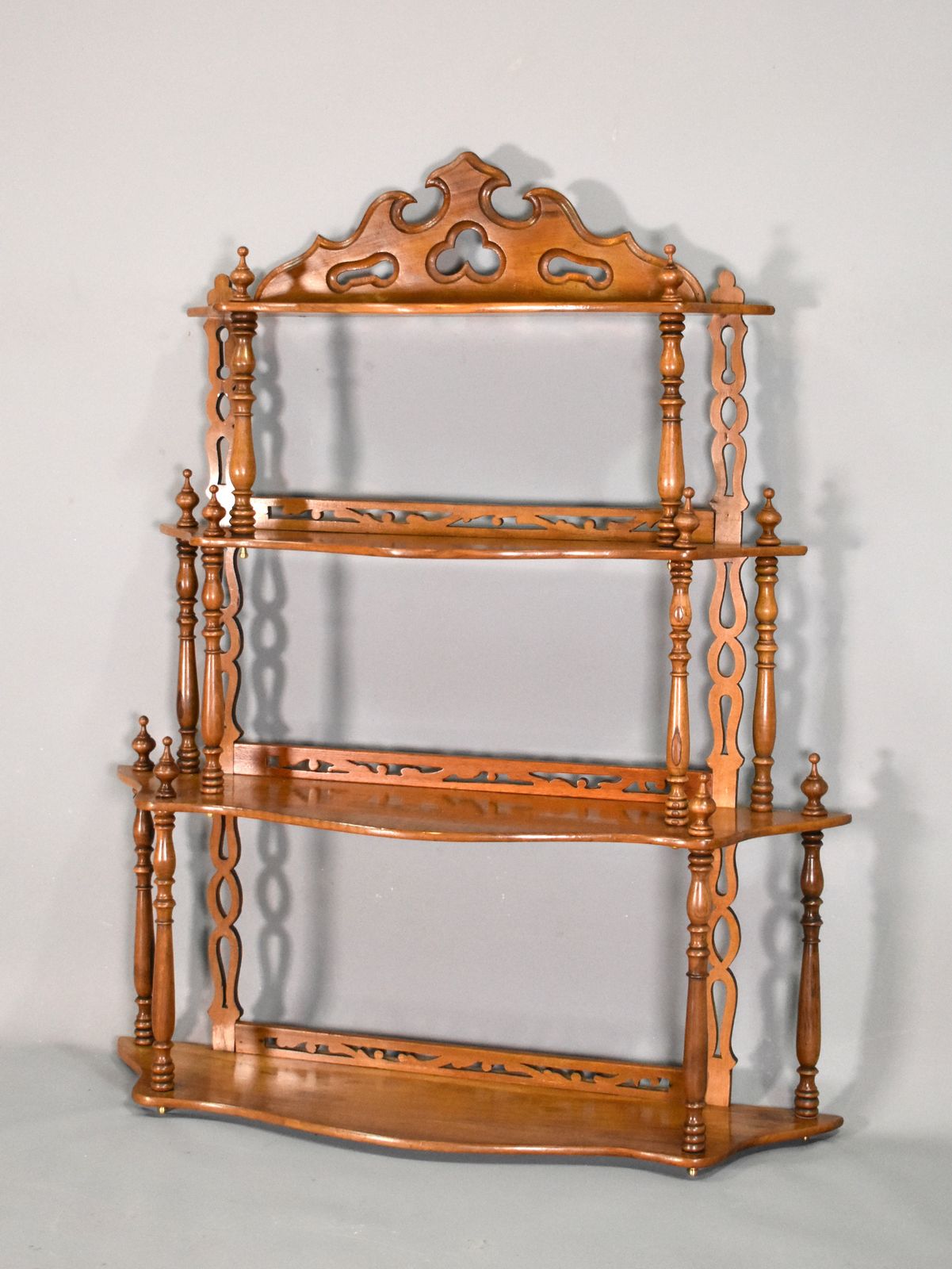photo vinterior Antique French Walnut Shelving Unit 19th Century