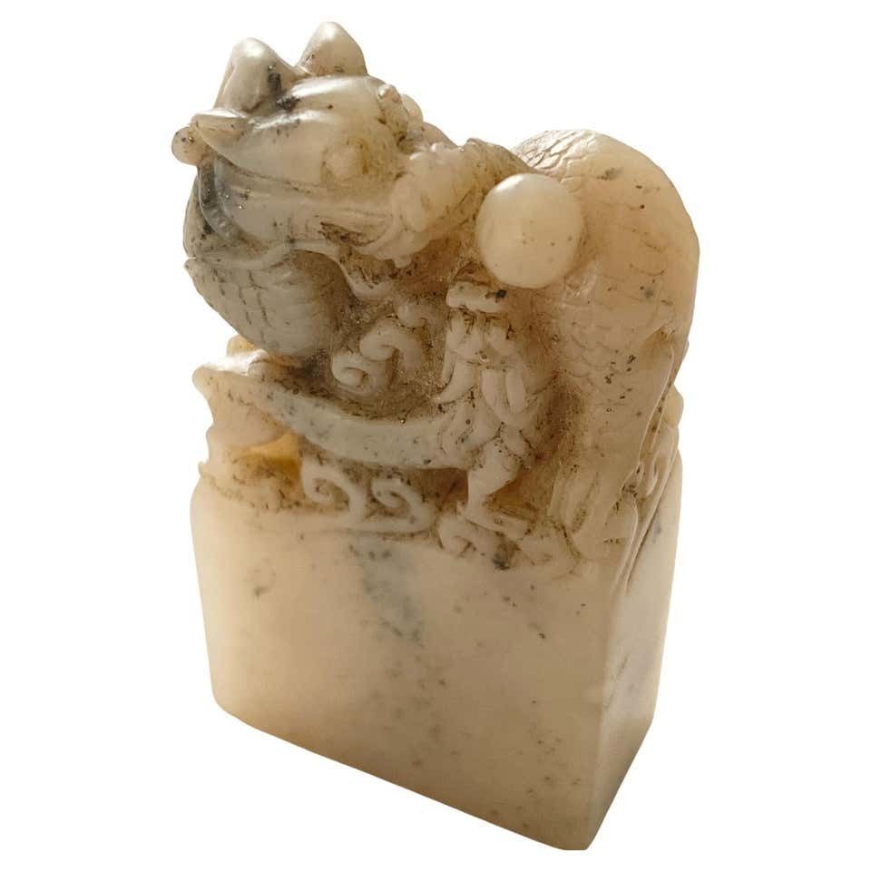 Soapstone Seal, Carved And Polished, China 1930, Republic Period, China 1930