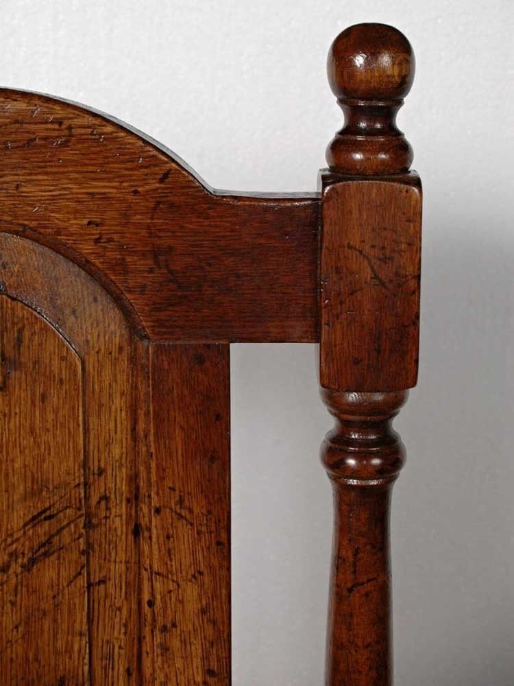 Set 8 English Elizabethan Tudor Oak Dining Chairs Chair photo Furniture