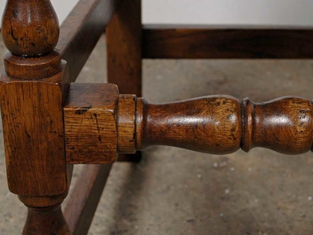 photo for sale Set 8 English Elizabethan Tudor Oak Dining Chairs Chair