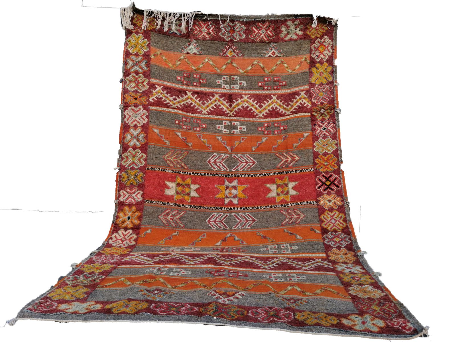 No Custom Fee. 255x150cm. Traditional Handmade Moroccan Berber Rug Made Of Camel Hair Genuine Berber Carpet