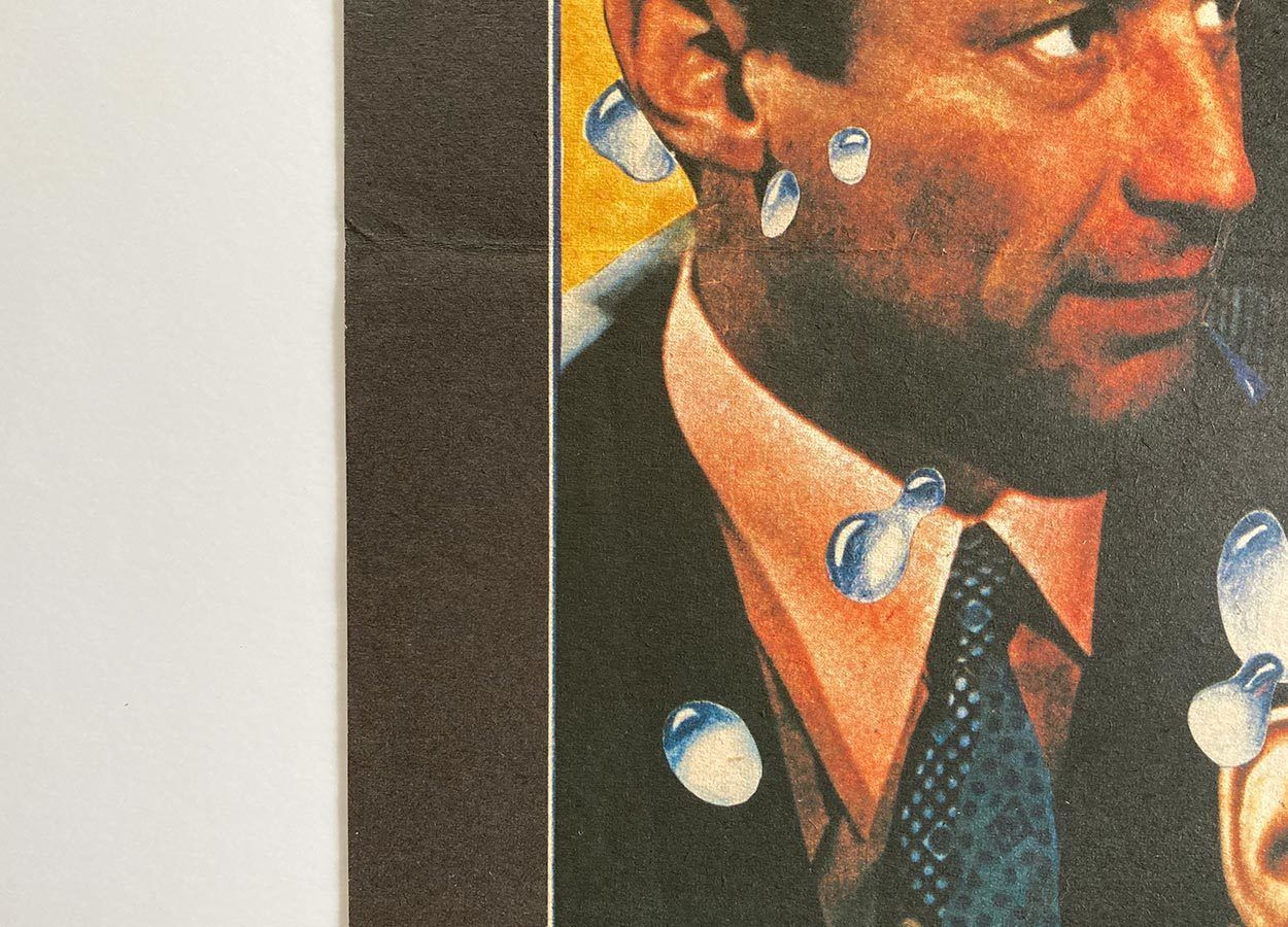 Original Film Poster, The Cyanide And The Raindrop, Jan Antonín Pacák, 1980, Genuine Czech Vintage Print photo Art