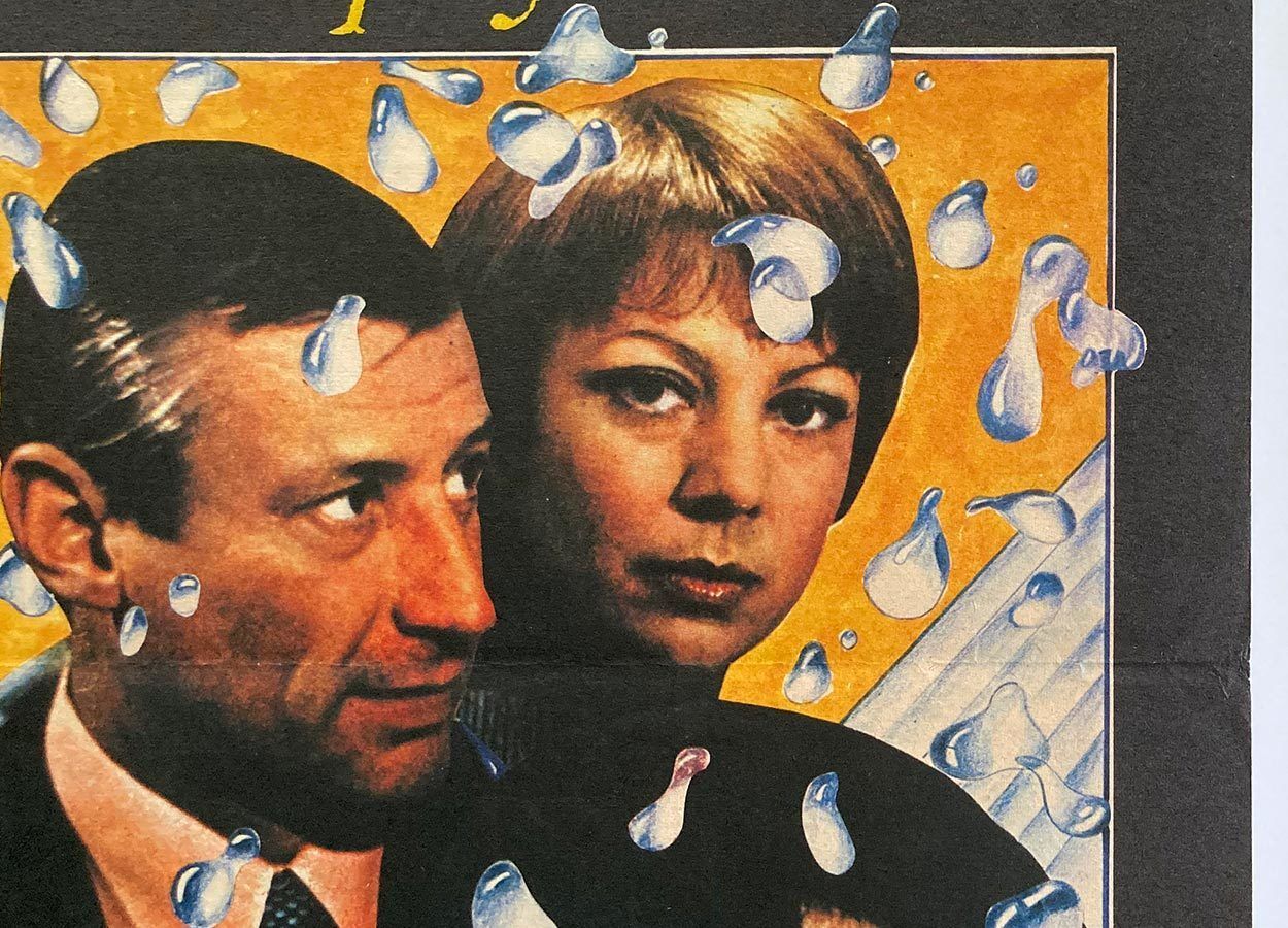 Original Film Poster, The Cyanide And The Raindrop, Jan Antonín Pacák, 1980, Genuine Czech Vintage Print photo buy