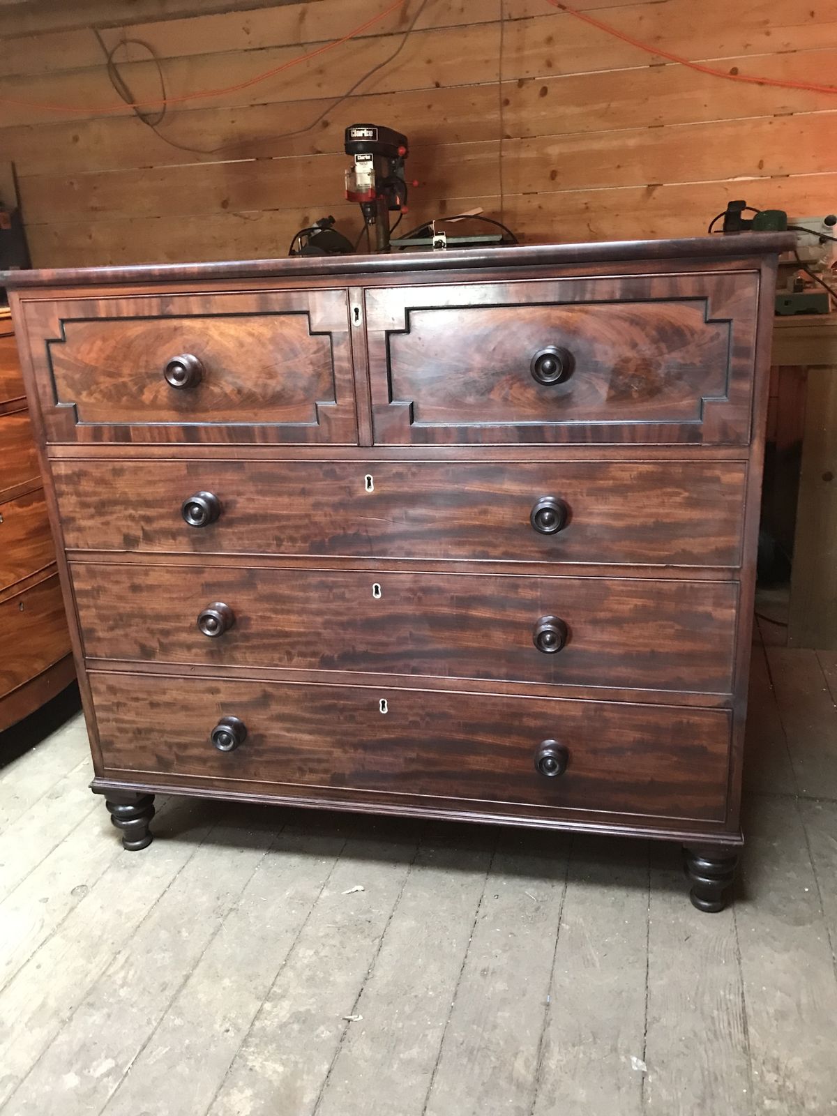 Large Victorian Mahogany Secretaire. photo 1600.0