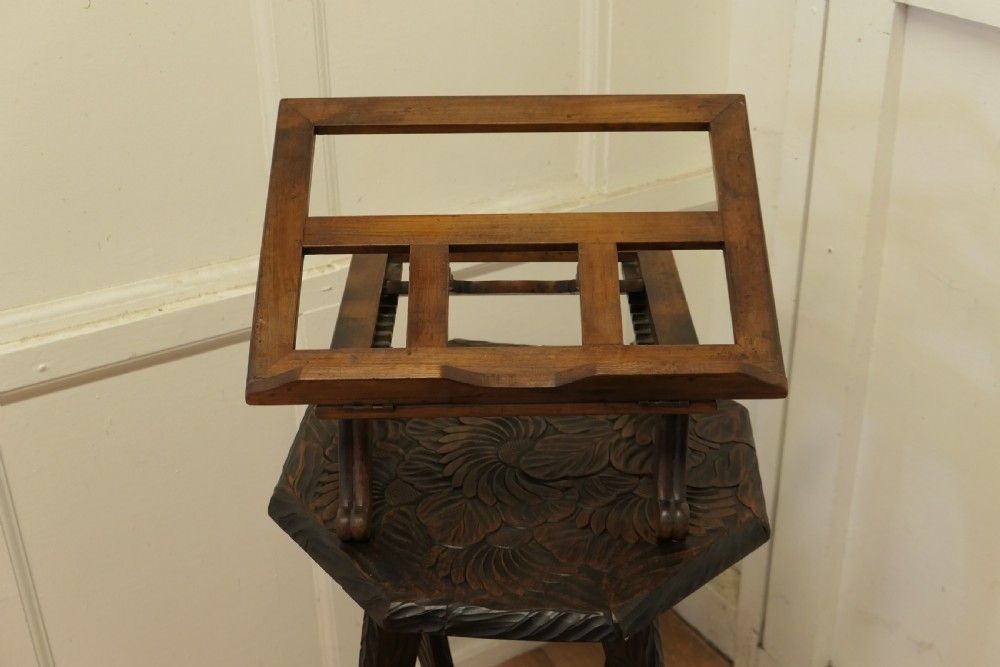 French Cherrywood Book Rest Or Music Stand Lutrin photo for sale