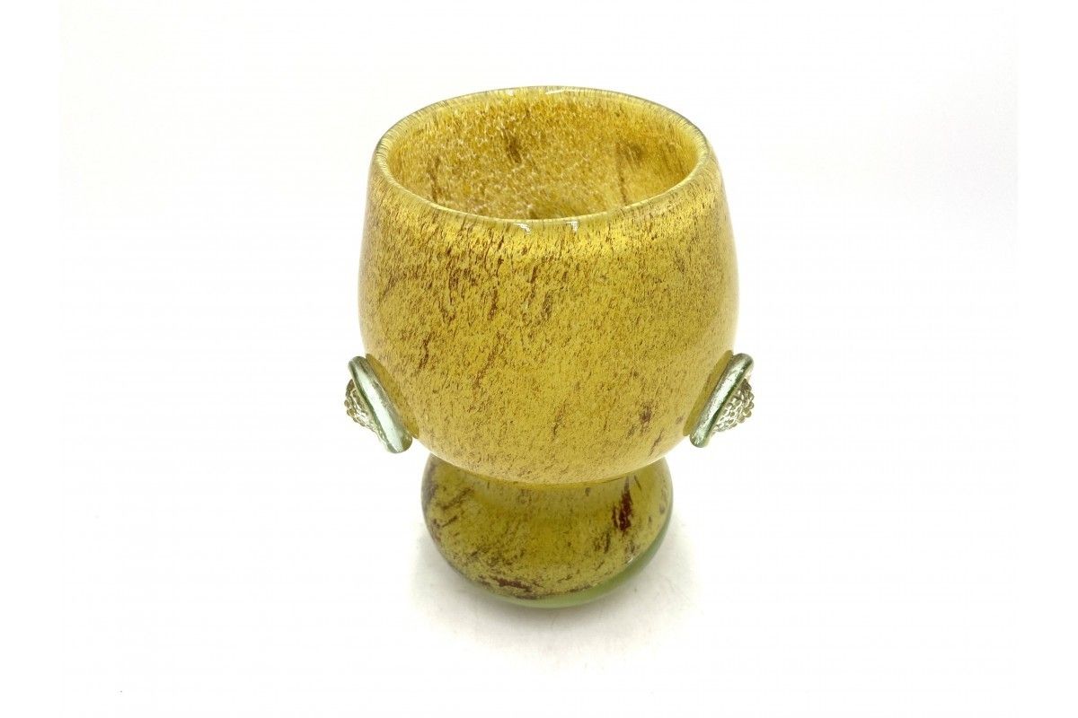 Glass Vase, Designed By Wiesław Sawczuk, łysa Góra, 1970s. photo furniture