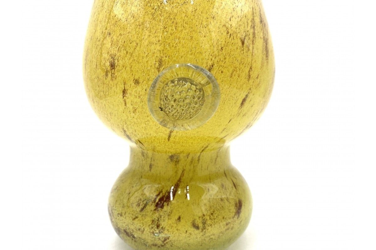 Glass Vase, Designed By Wiesław Sawczuk, łysa Góra, 1970s. photo for sale