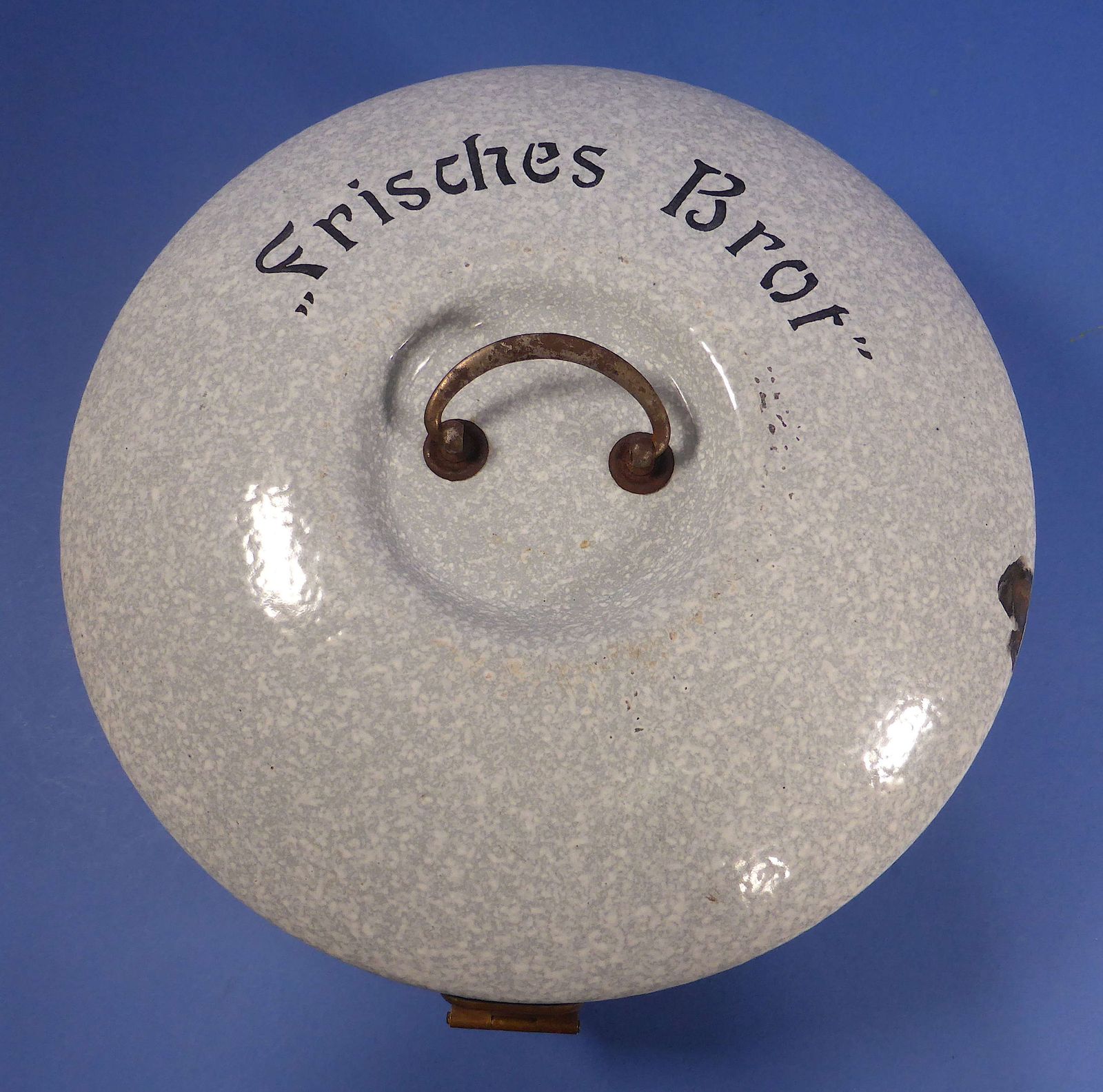 German Enamelware Bread Box, 1920s photo furniture
