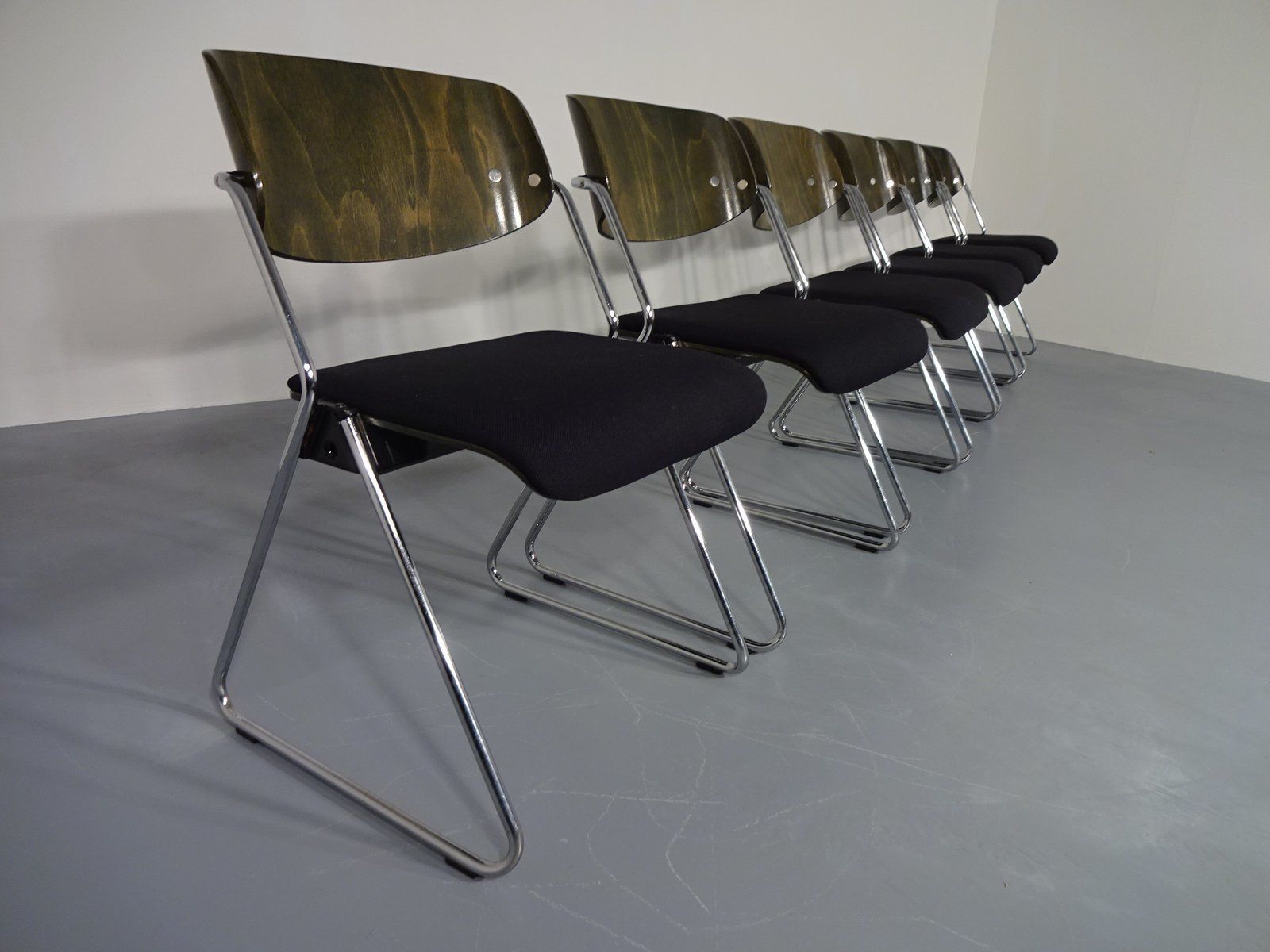Side Chairs By Georg Leowald For Wilkhahn, 1960s, Set Of 6 photo vinterior