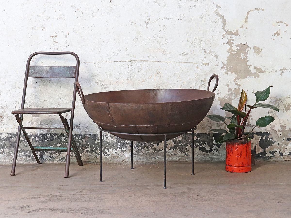Kadai Fire Bowl   XX Large, 80 90cm photo furniture