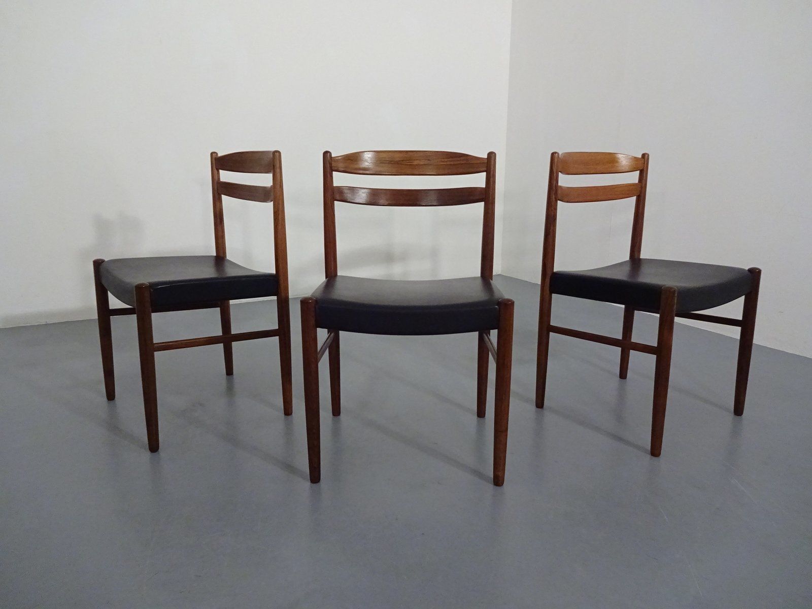 photo for sale Swedish Rosewood Side Chairs By Carl Ekström For Albin Johansson & Söner, 1960s, Set Of 3