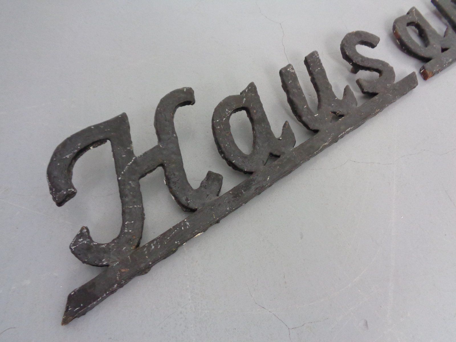 Cast Iron House Am Beach Lettering, Germany, 1960s, Set Of 3 photo 524.0