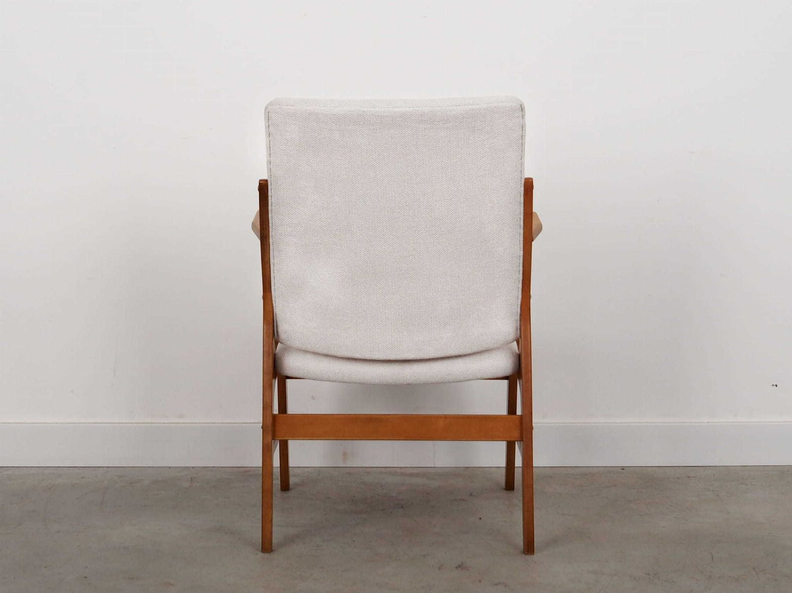 Beech Armchair, Scandinavian Design, 1960s, Designer: Arne Hovmand Olsen, Manufacture: A. R. Klingenberg & Son photo 1049.0