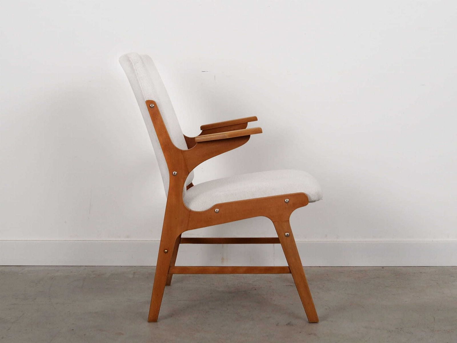 Beech Armchair, Scandinavian Design, 1960s, Designer: Arne Hovmand Olsen, Manufacture: A. R. Klingenberg & Son photo buy