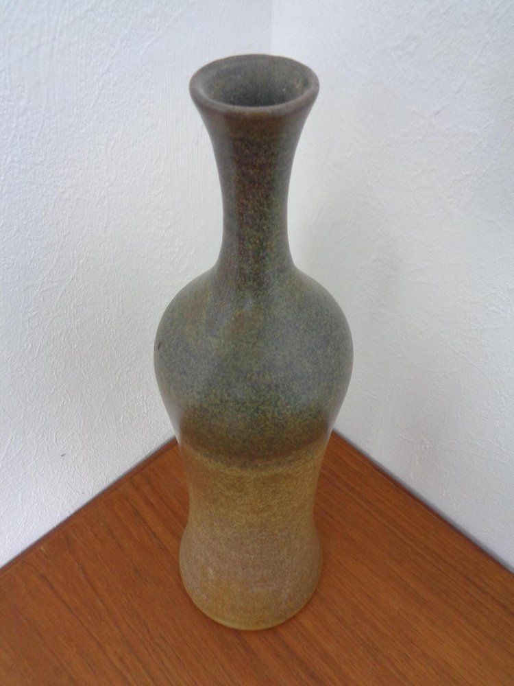 French Studio Ceramic Vase From Vallauris, 1960s photo Home Decor