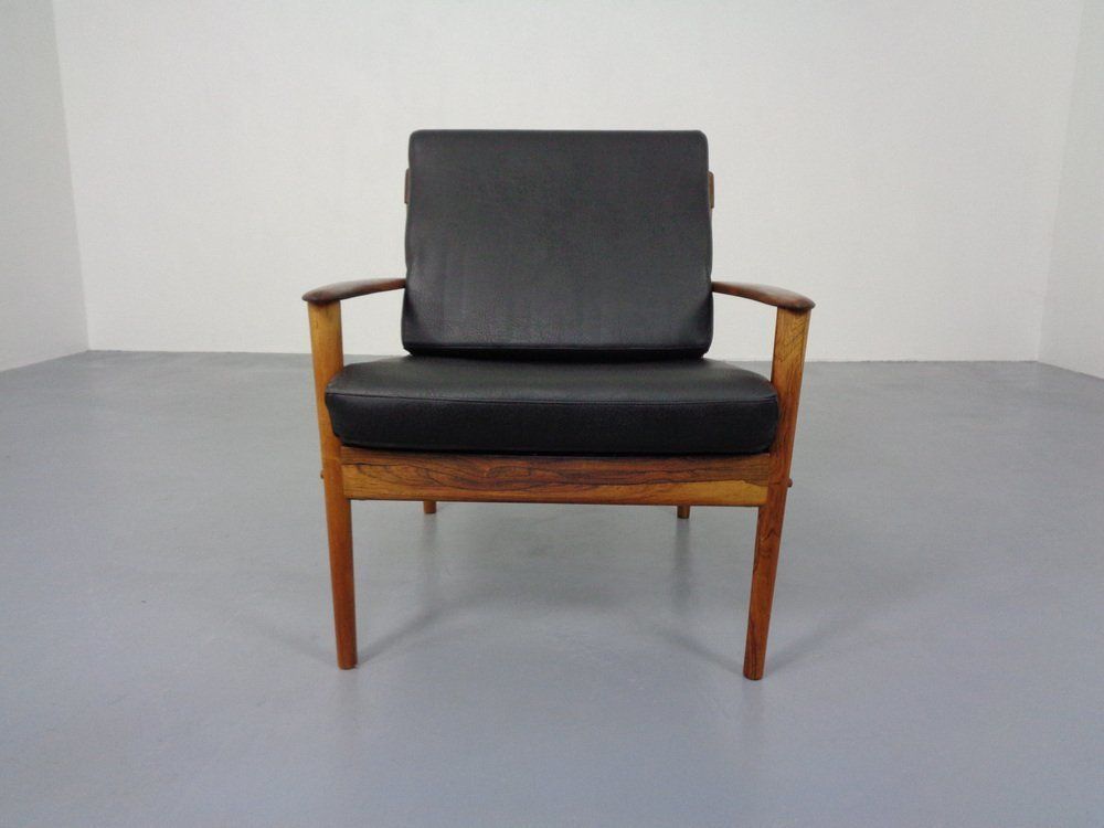 Danish Rosewood Model 56 Armchair By Grete Jalk For Poul Jeppesen, 1960s photo Furniture