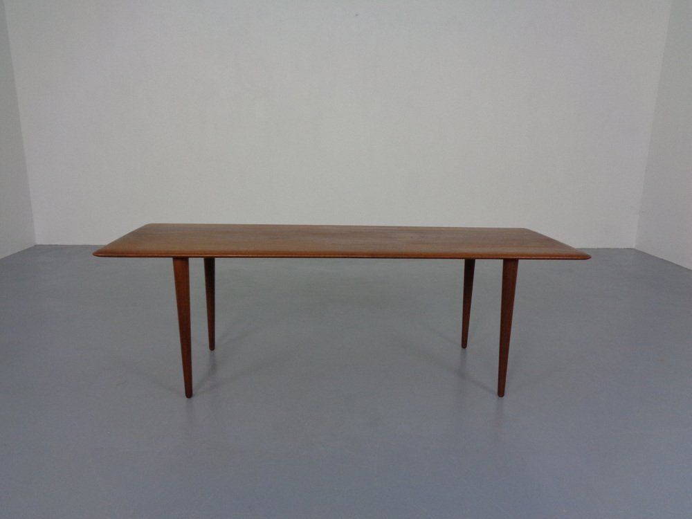 Teak Coffee Table By Peter Hvidt & Orla Mølgaard Nielsen For Cado, 1960s photo 1280.0
