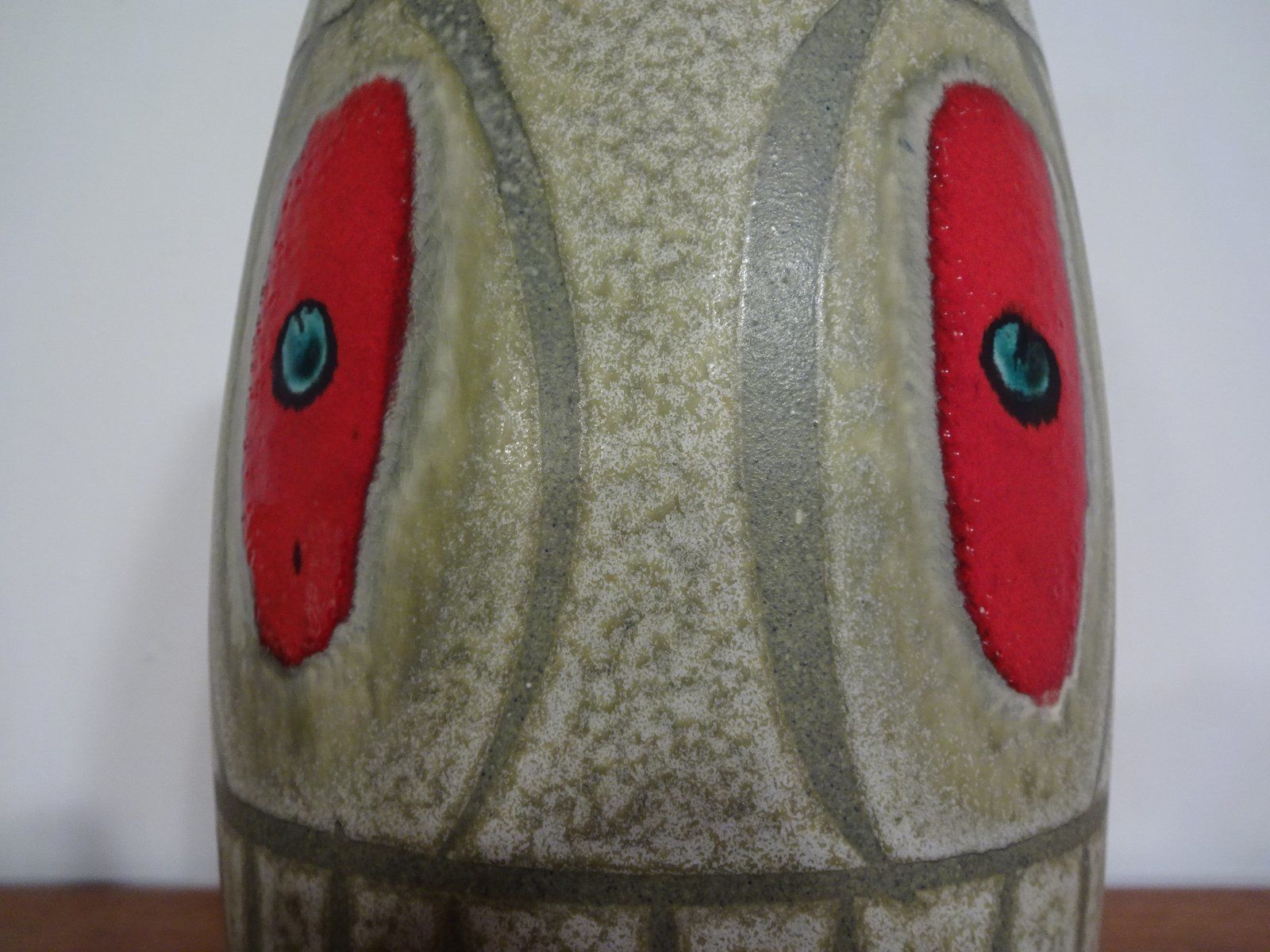 West German Ceramic Vases From Scheurich, 1960s, Set Of 2 photo for sale