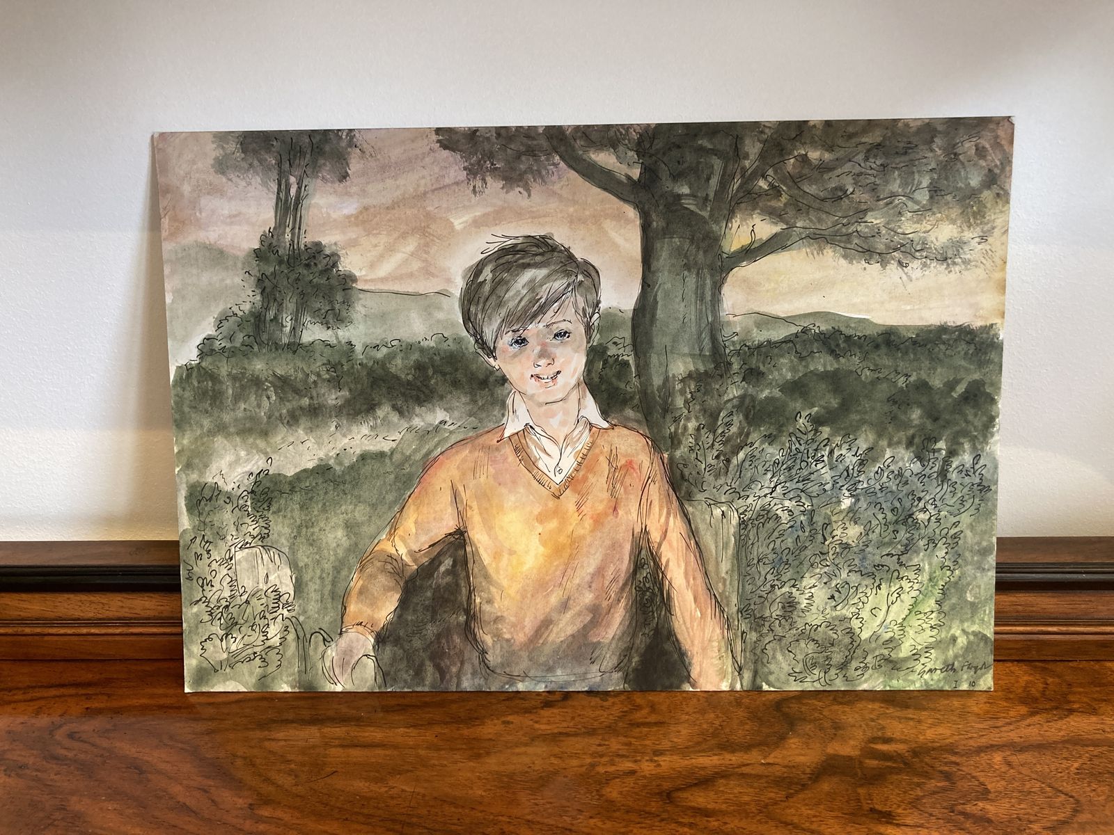 Stig Of The Dump, 3 X Original Artwork For Jackanory, Circa 1970