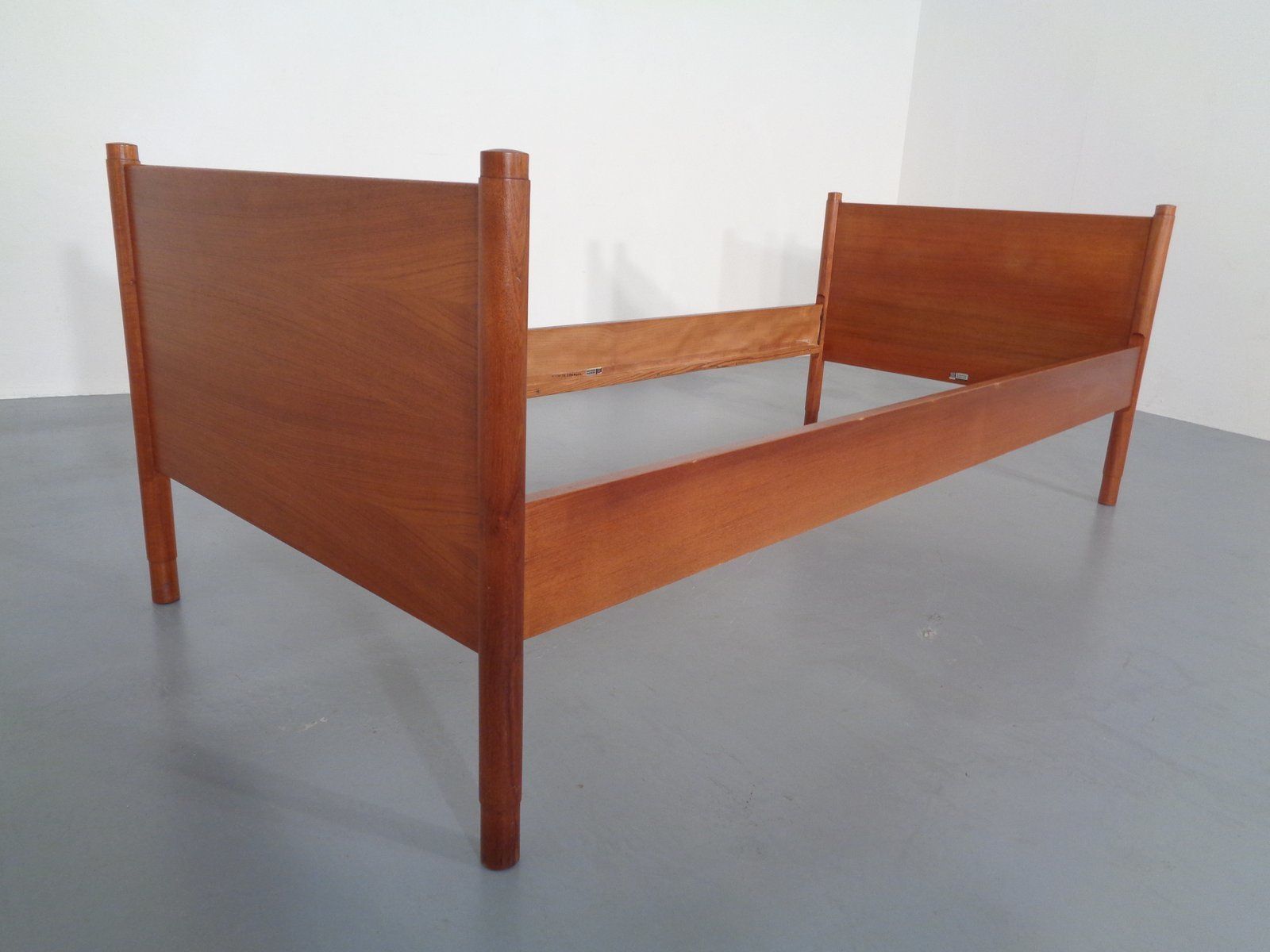 Teak Single Bed By Børge Mogensen For Søborg Møbelfabrik, 1960s photo for sale