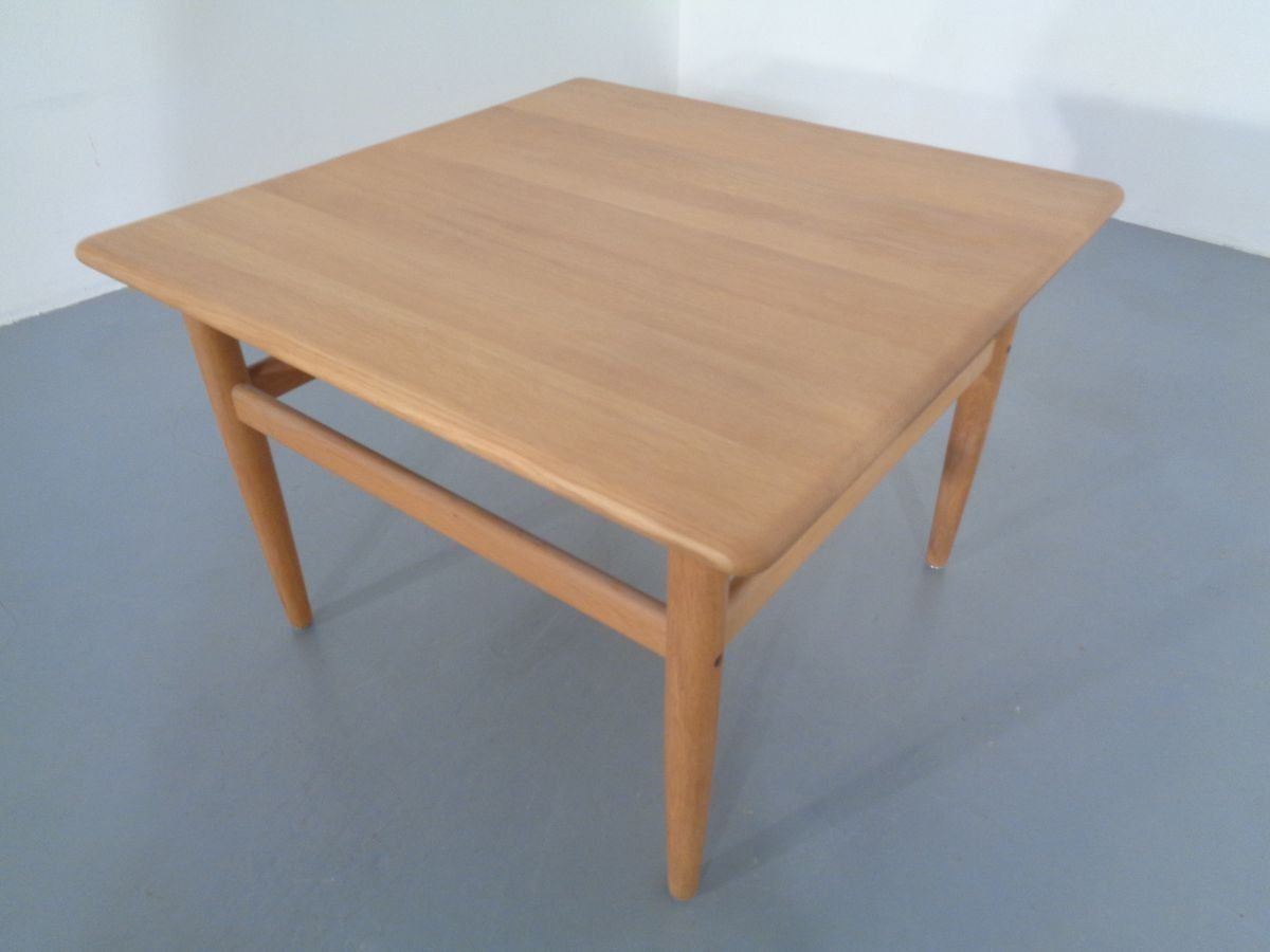 photo for sale Danish Oak Sofa Table By Niels Bach, 1960s