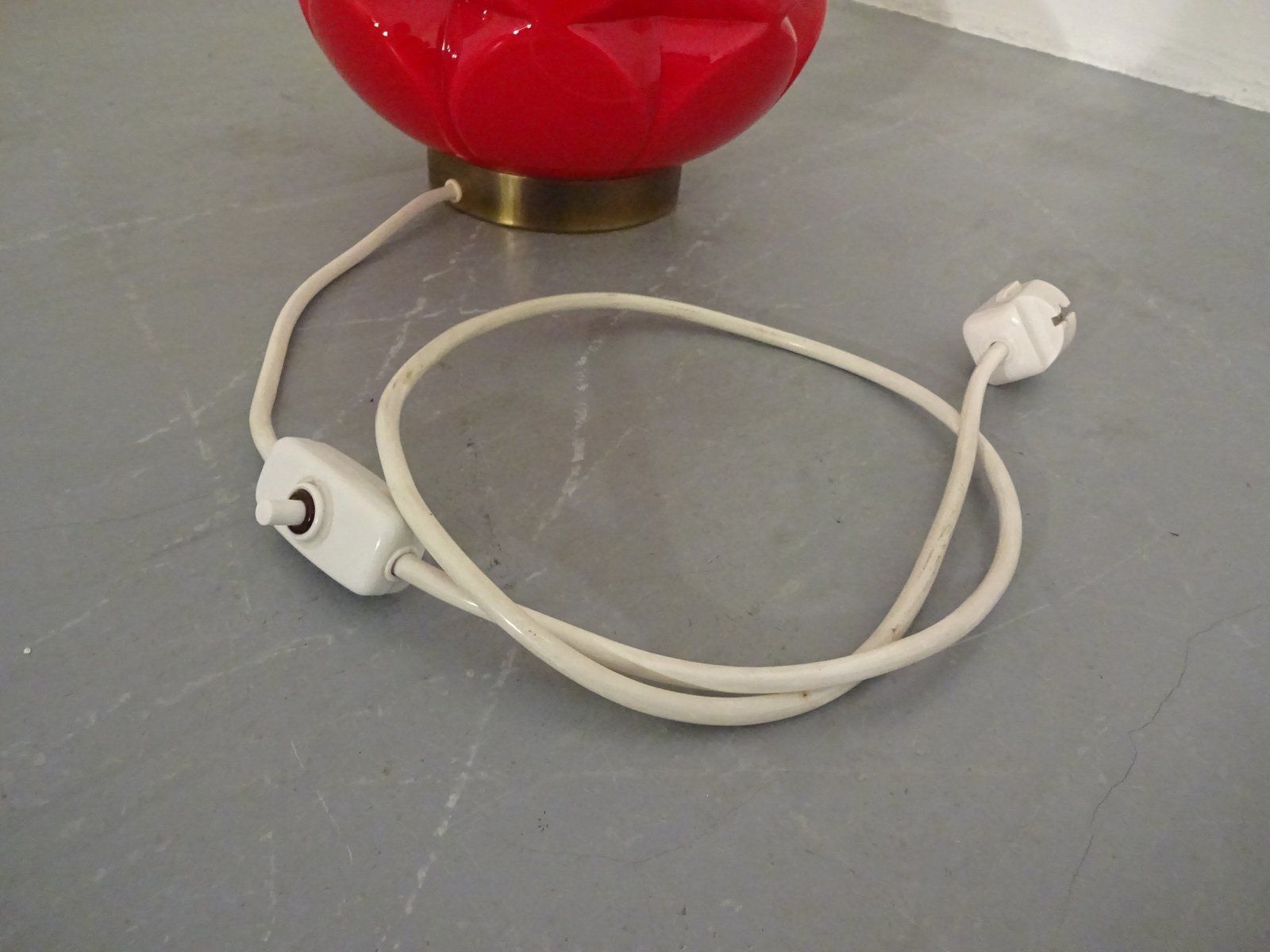 431.0 Glass Floor Lamp By Peil & Putzler 1970s photo