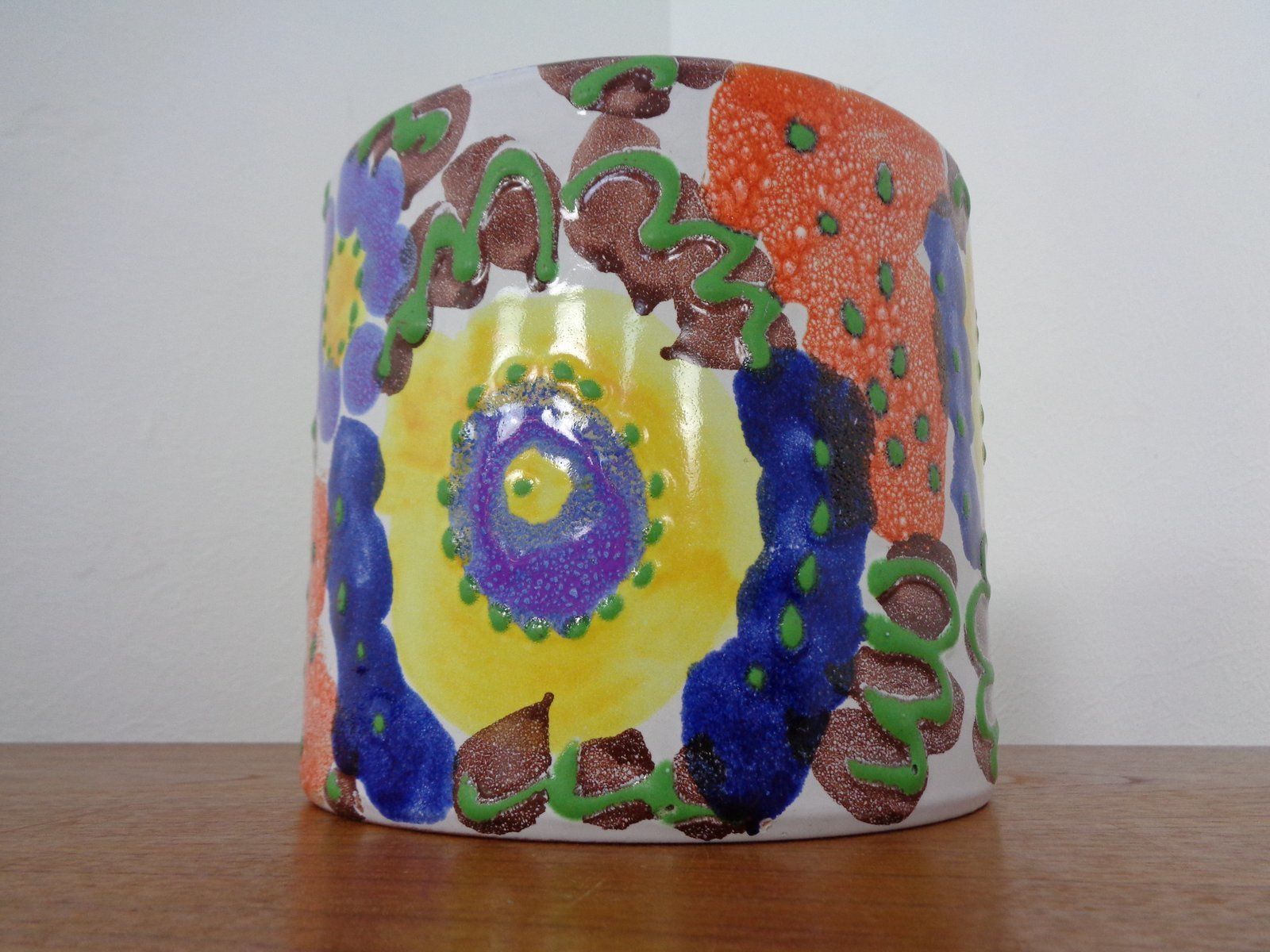 Vase And Planter In Ceramic From Marei, 1970s, Set Of 2 photo vintage