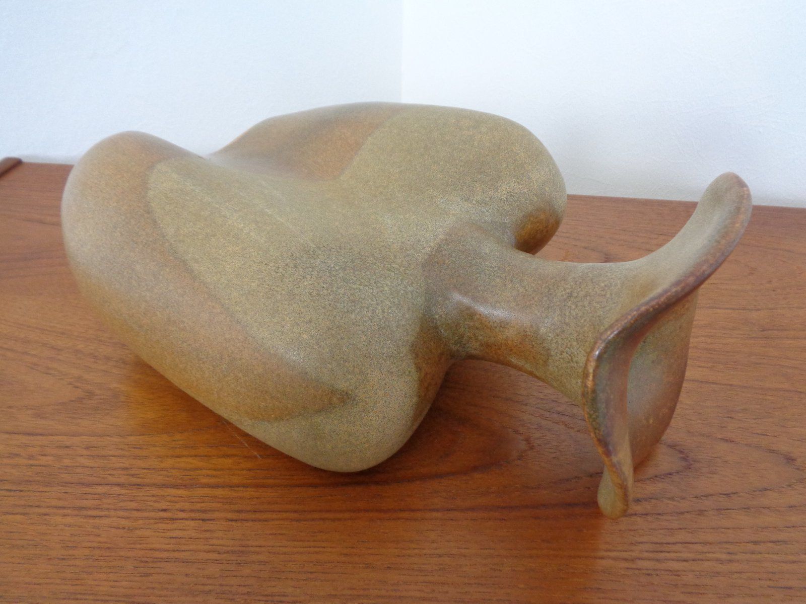 photo vintage Large Danish Studio Vase In Ceramic, 1960s