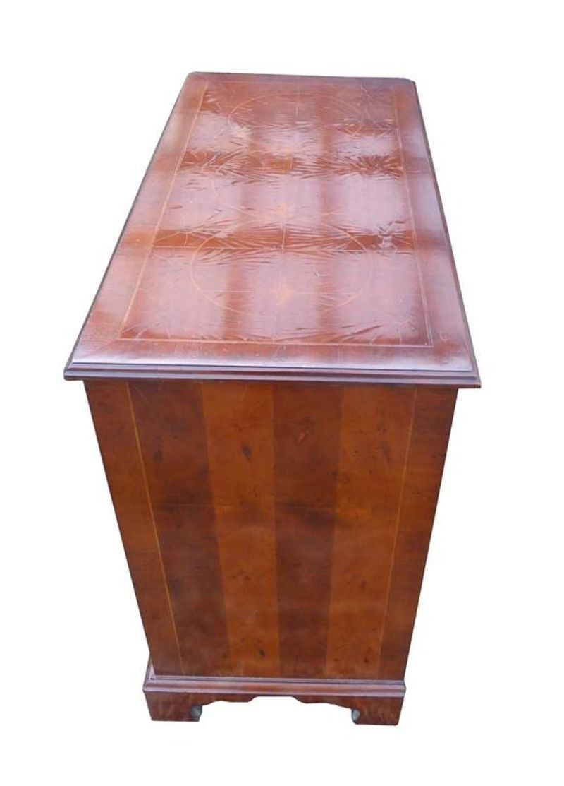 Queen Anne Style Keehole Desk, 1980s photo Furniture