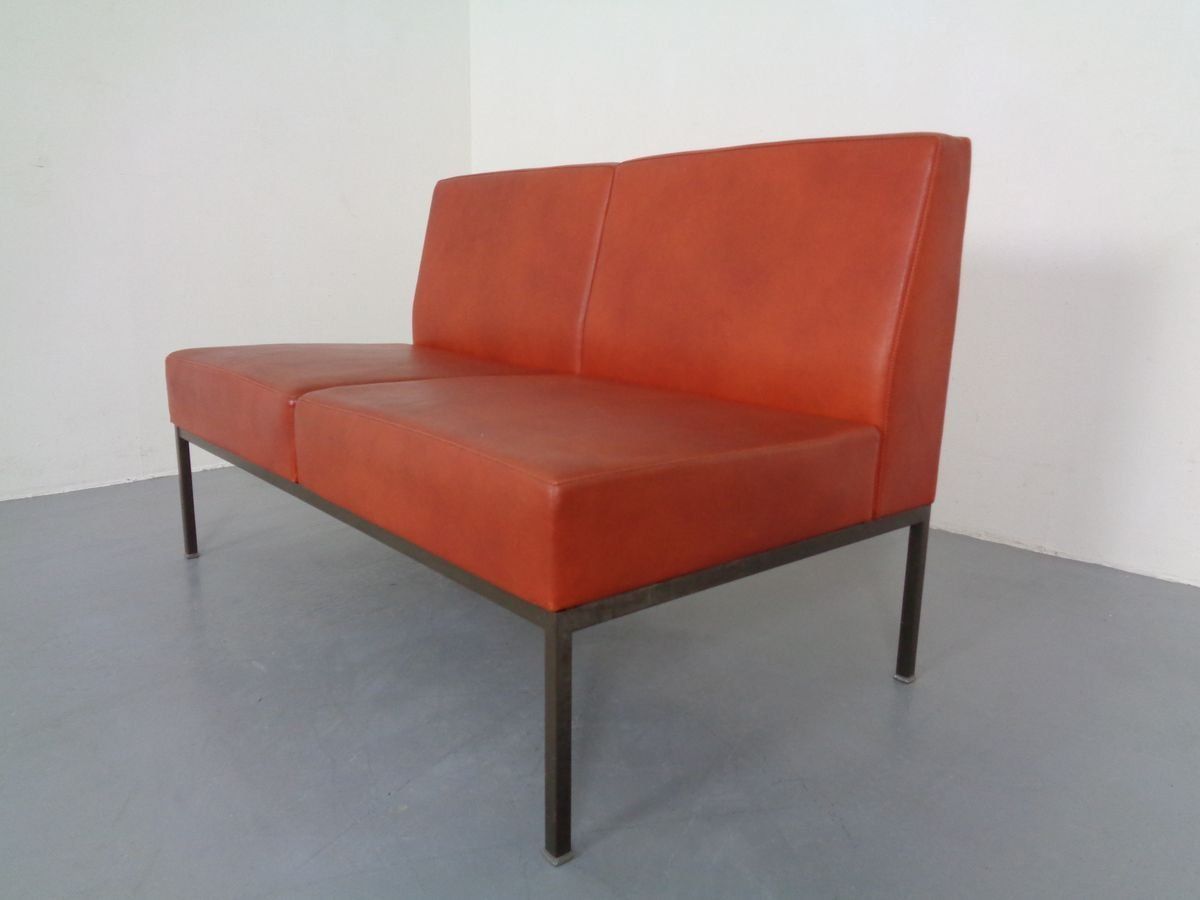 photo vintage Minimalist 2 Seater Bench  1960s