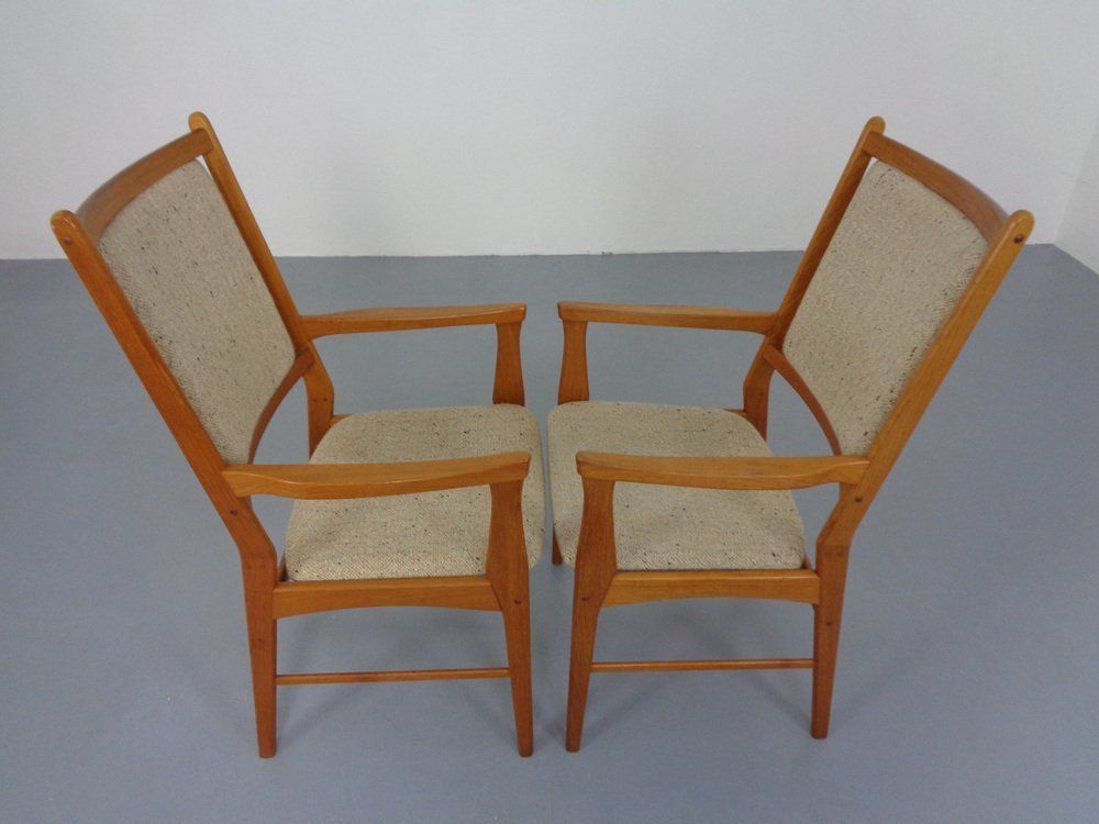 photo for sale Vintage Danish Teak Dining Armchairs, 1960s, Set Of 2