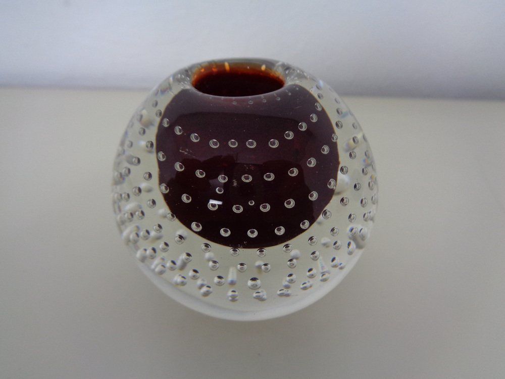 289.0 Italian Candleholders In Murano Glass, 1950s, Set Of 3 photo