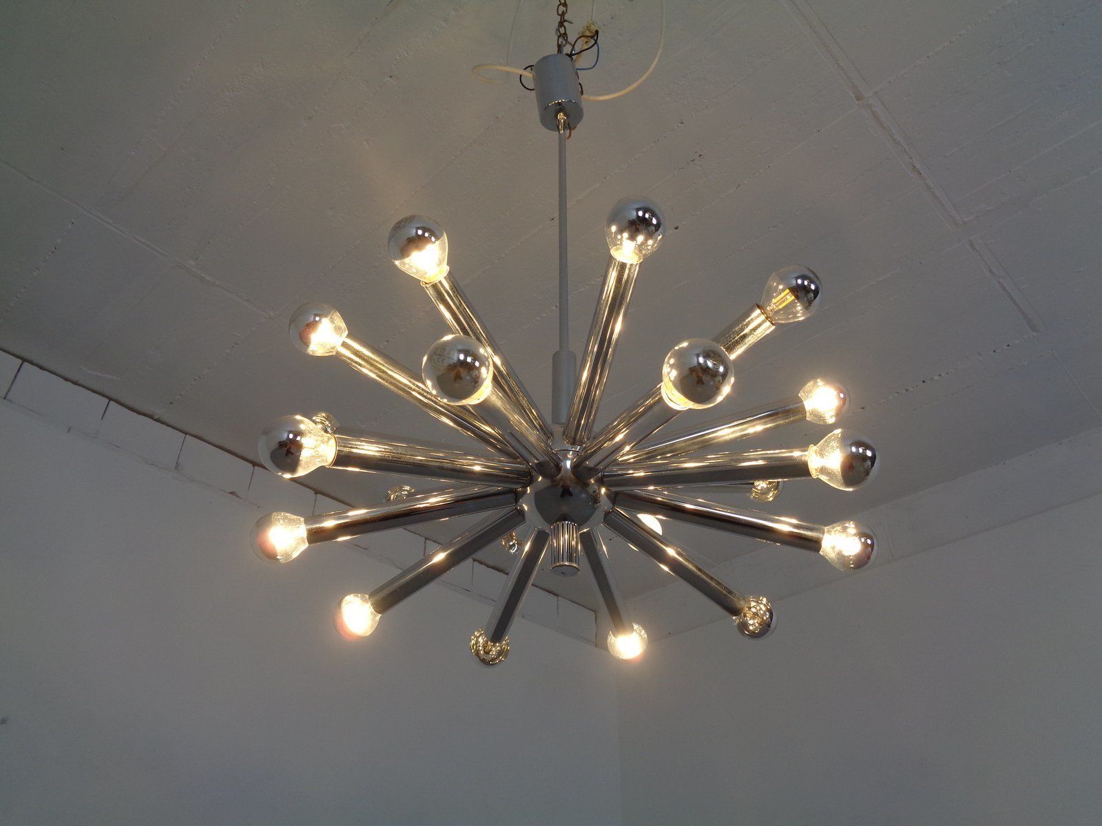 Large Italian Sputnik Chandelier By Gaetano Sciolari For Sciolari, 1960s photo Lighting